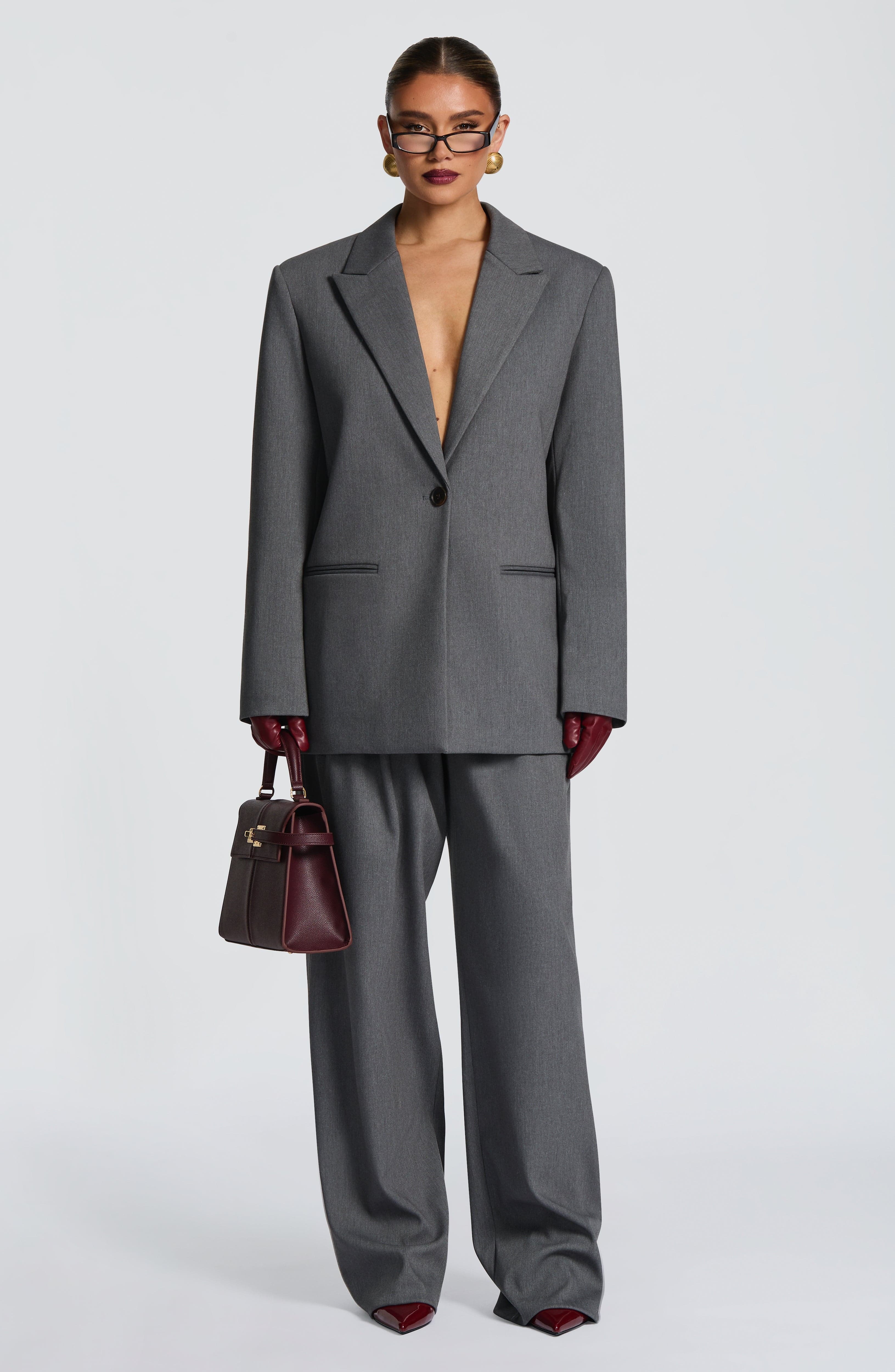 Reece Blazer - Grey Marl - Image 7