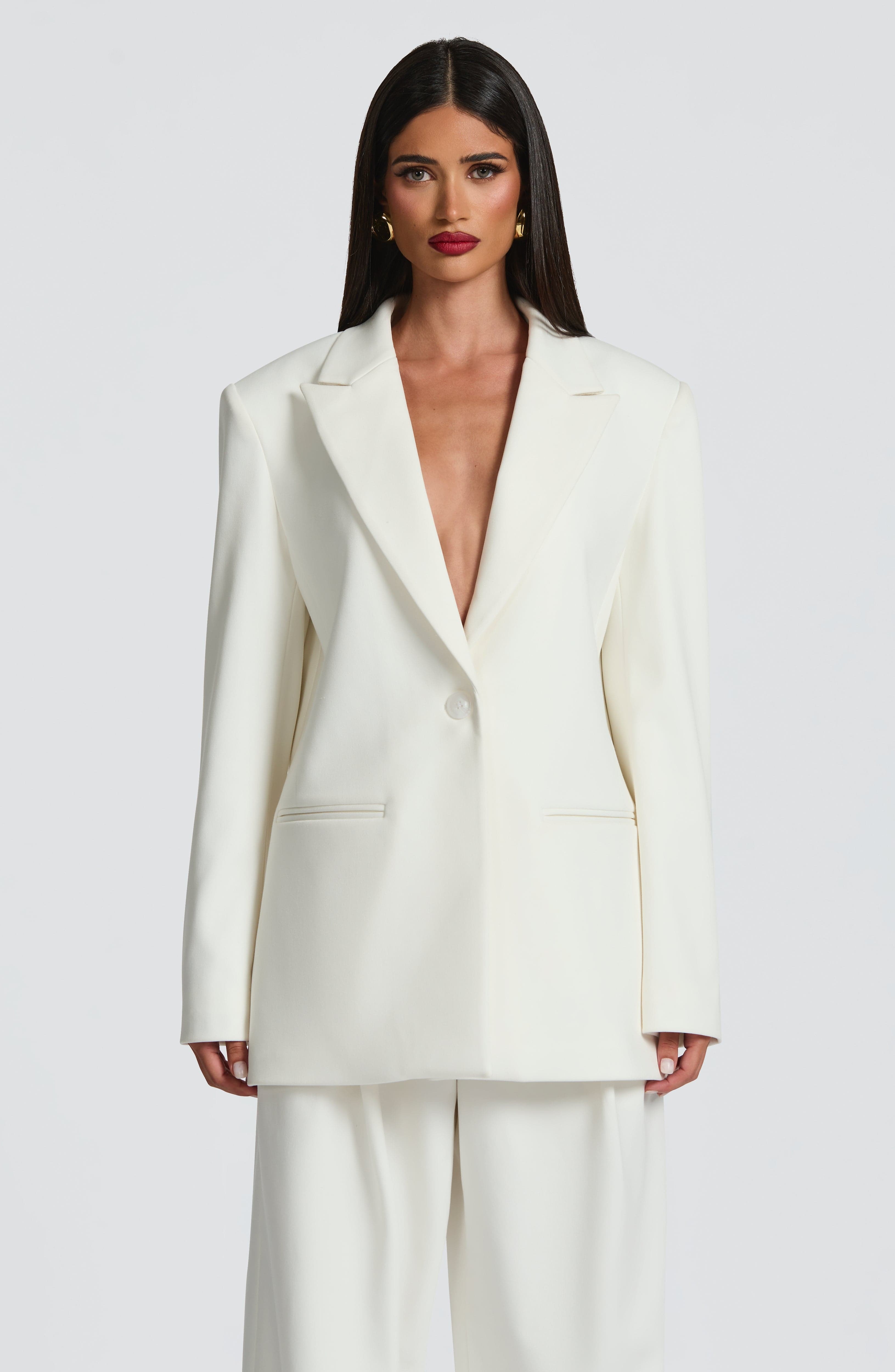 Reece Blazer - Ivory - Image 12