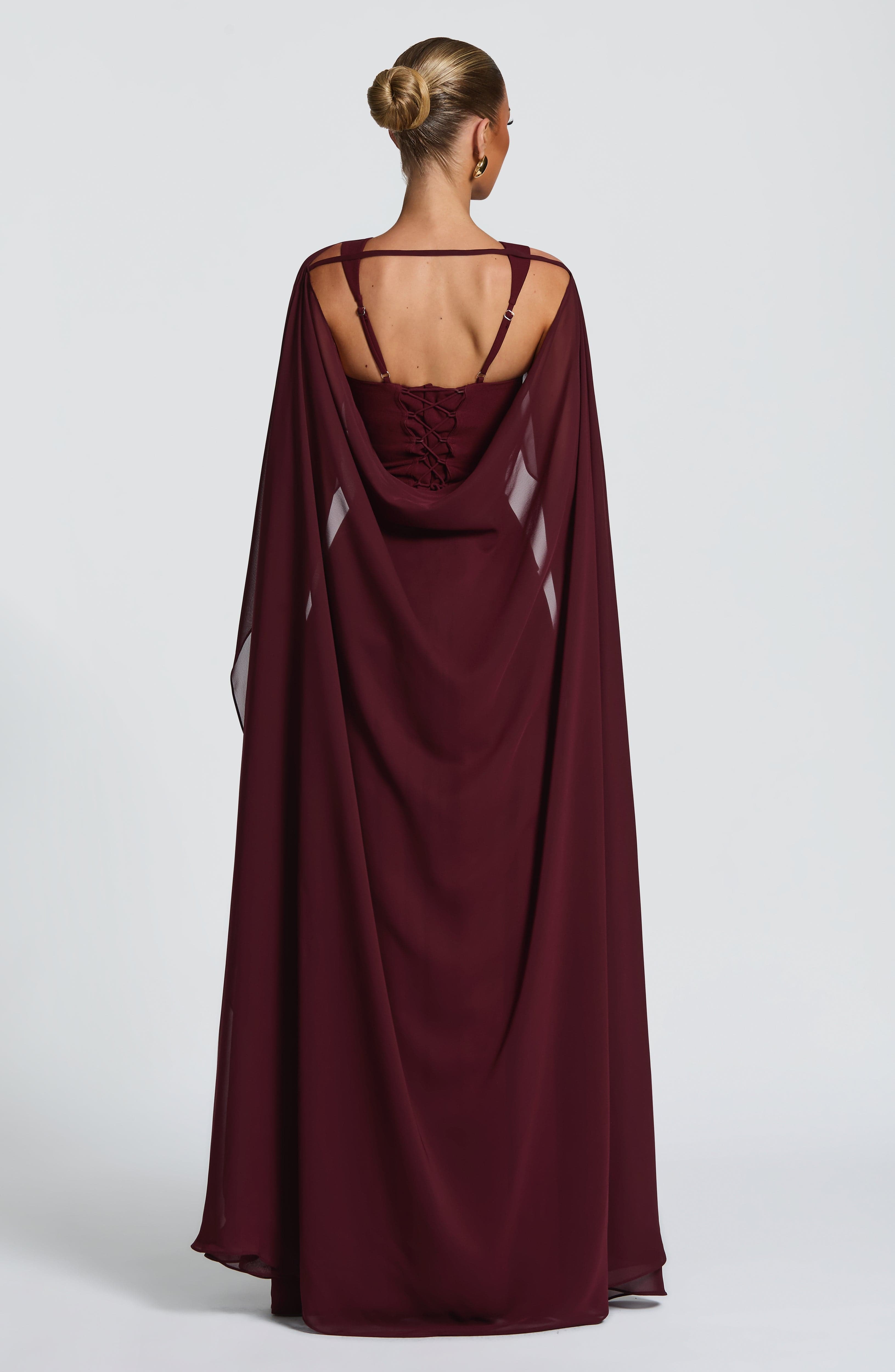 Romy Cape - Cherry Lacquer - Image 6