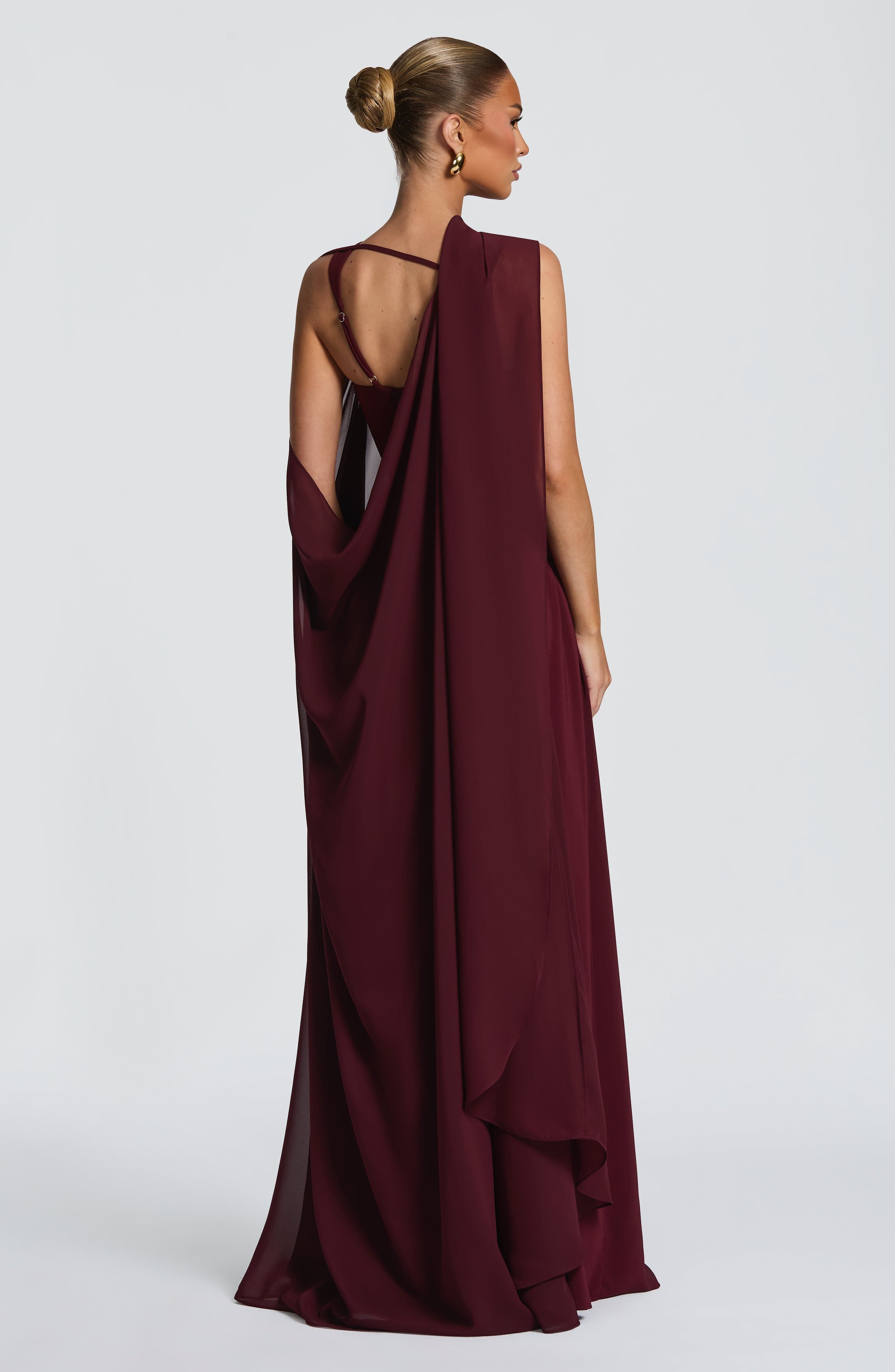 Romy Cape - Cherry Lacquer - Image 11