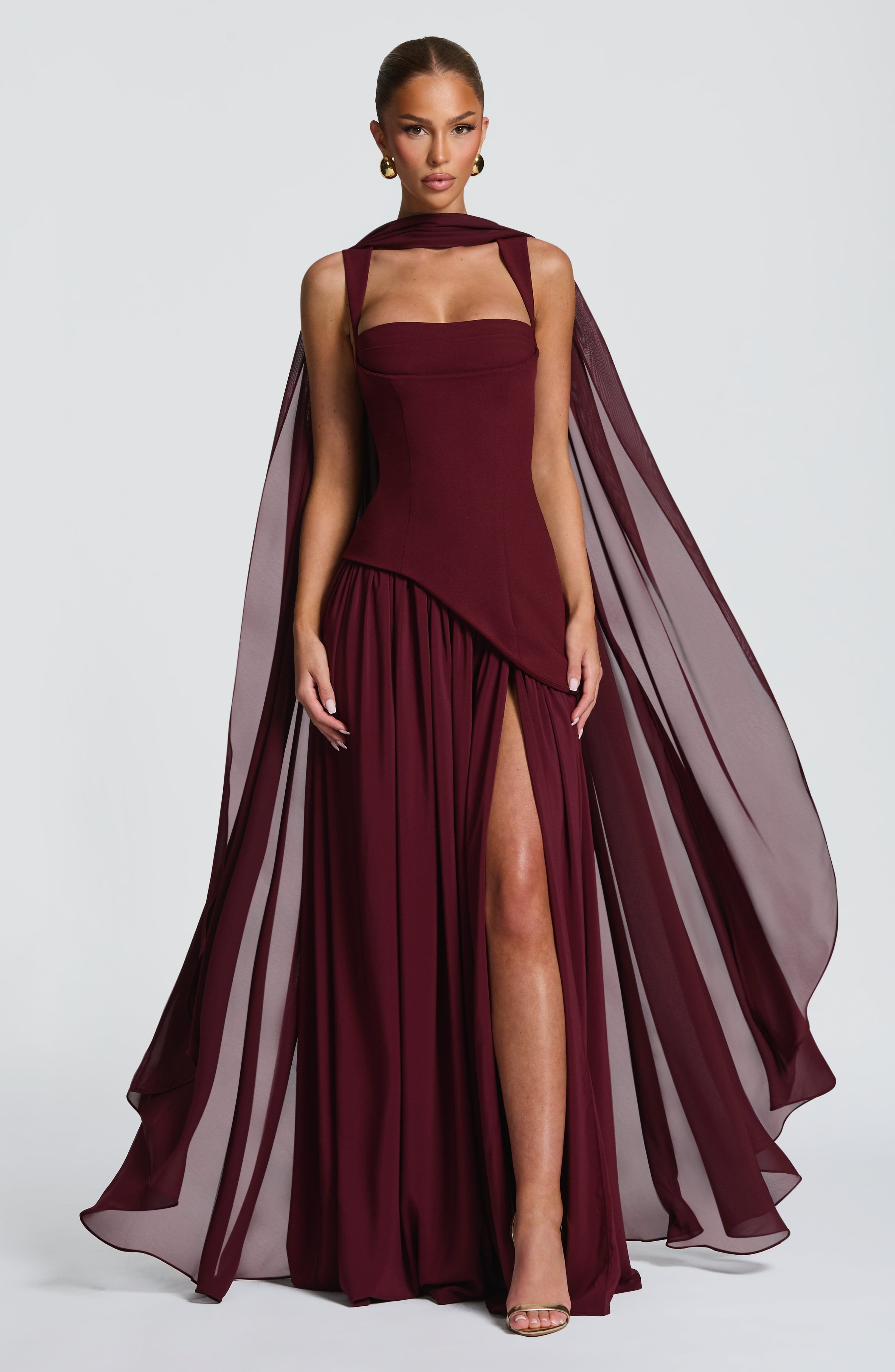 Romy Cape - Cherry Lacquer - Image 3