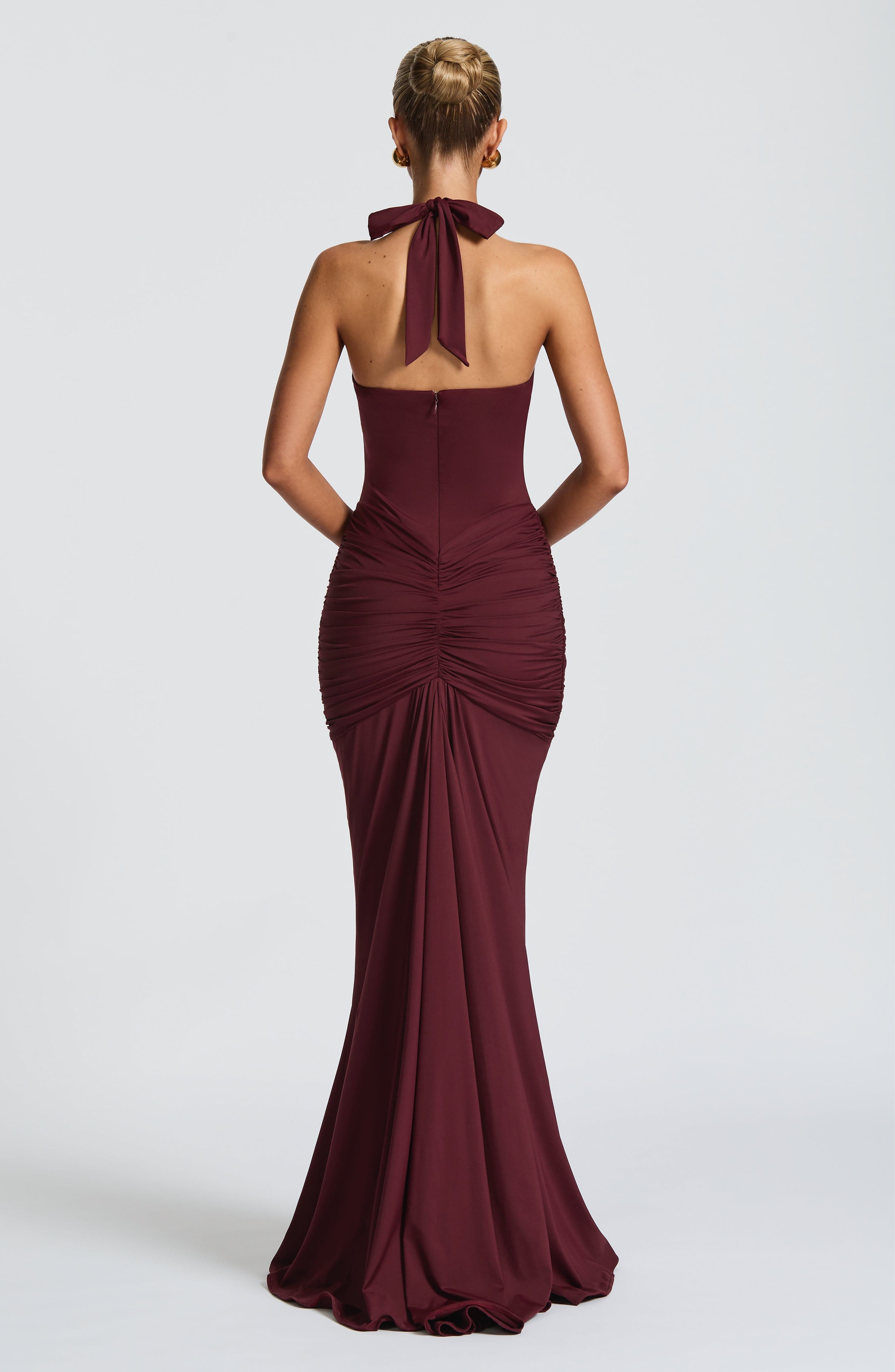 Rosetta Maxi Dress - Cherry Lacquer - Image 4