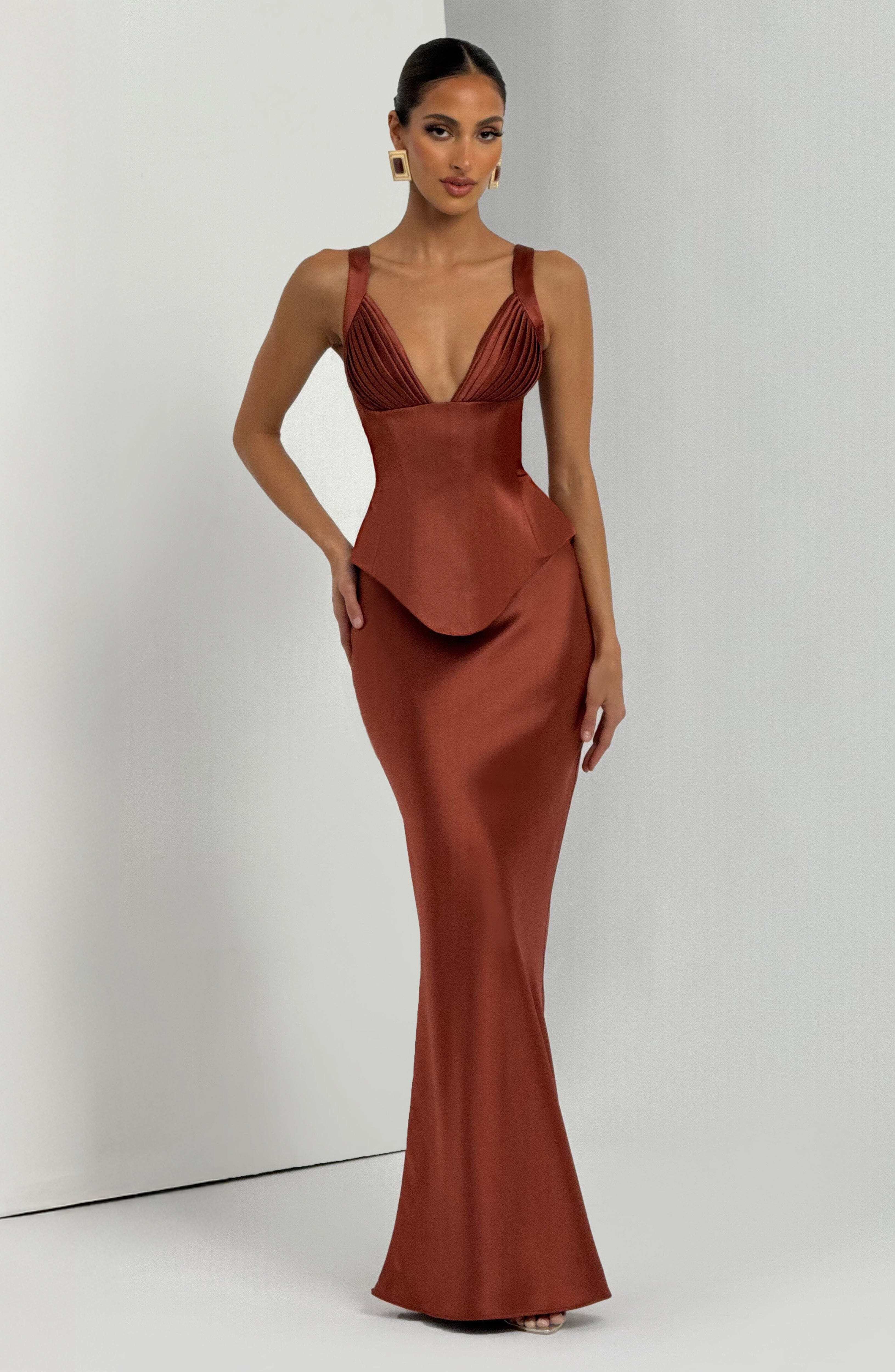 Rowan Corset - Rust - Image 7