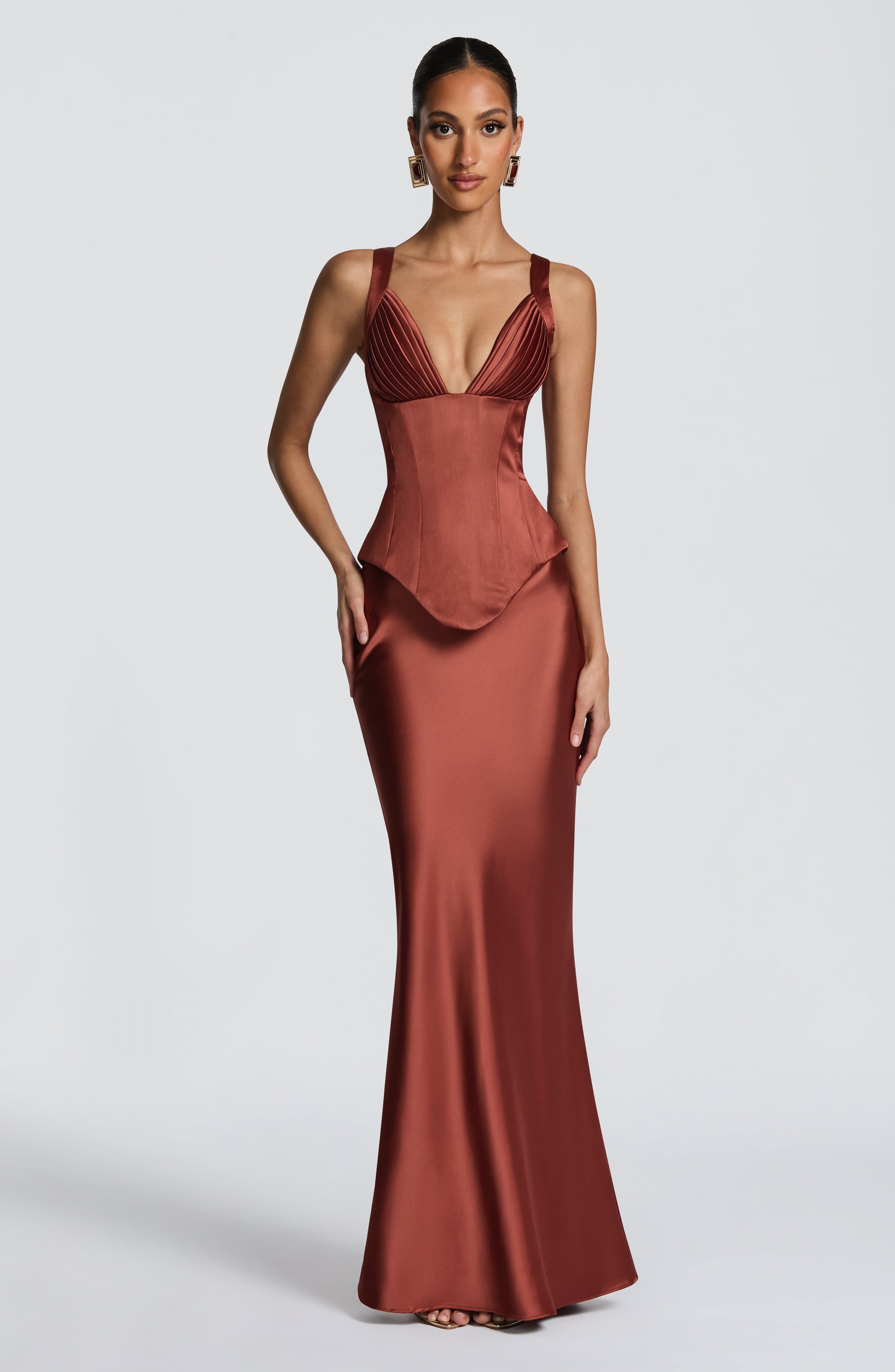 Rowan Corset - Rust - Image 9