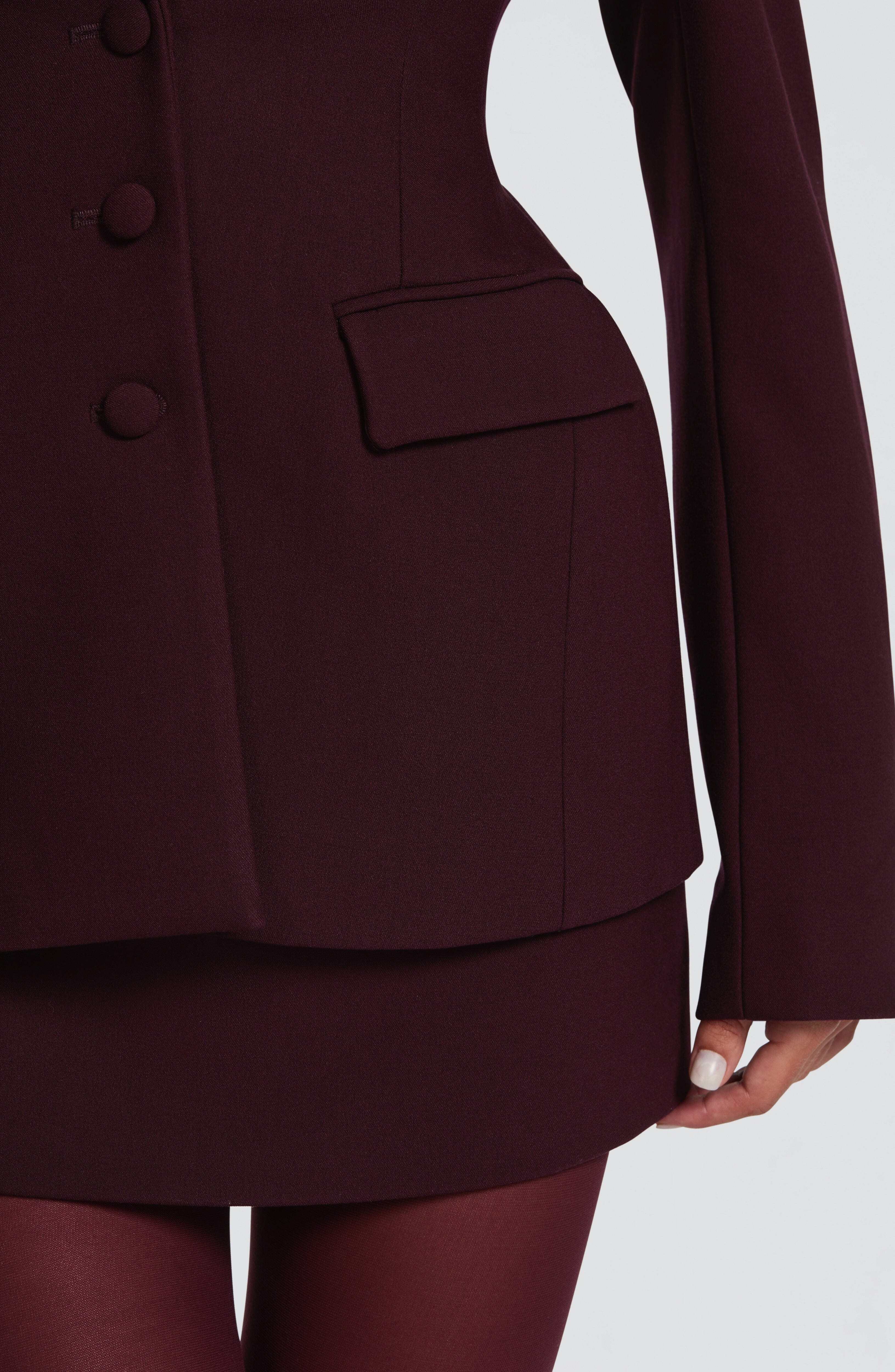 Rowena Blazer - Plum - Image 4