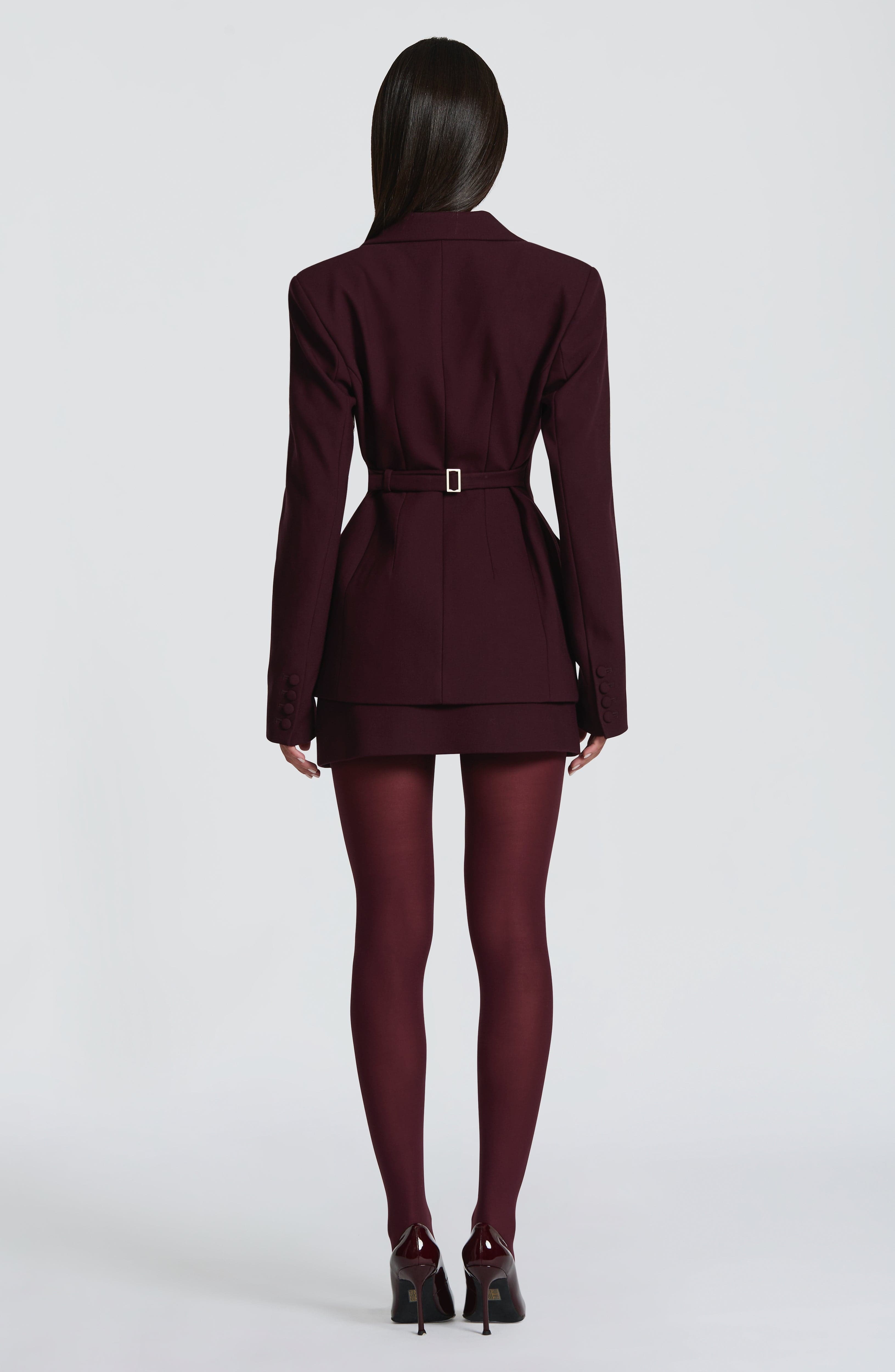 Rowena Blazer - Plum - Image 3
