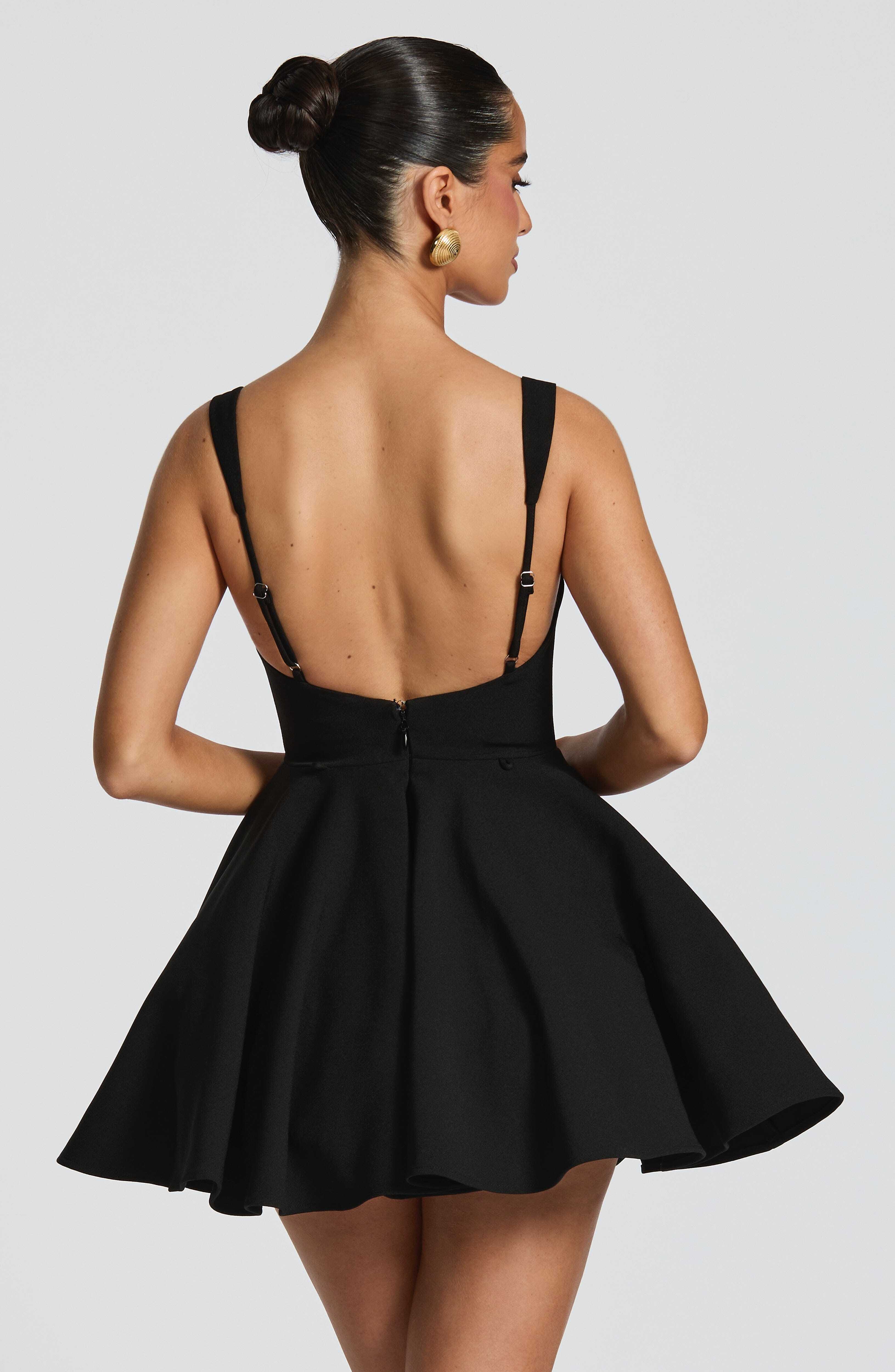 Rue Mini Dress - Black - Image 4