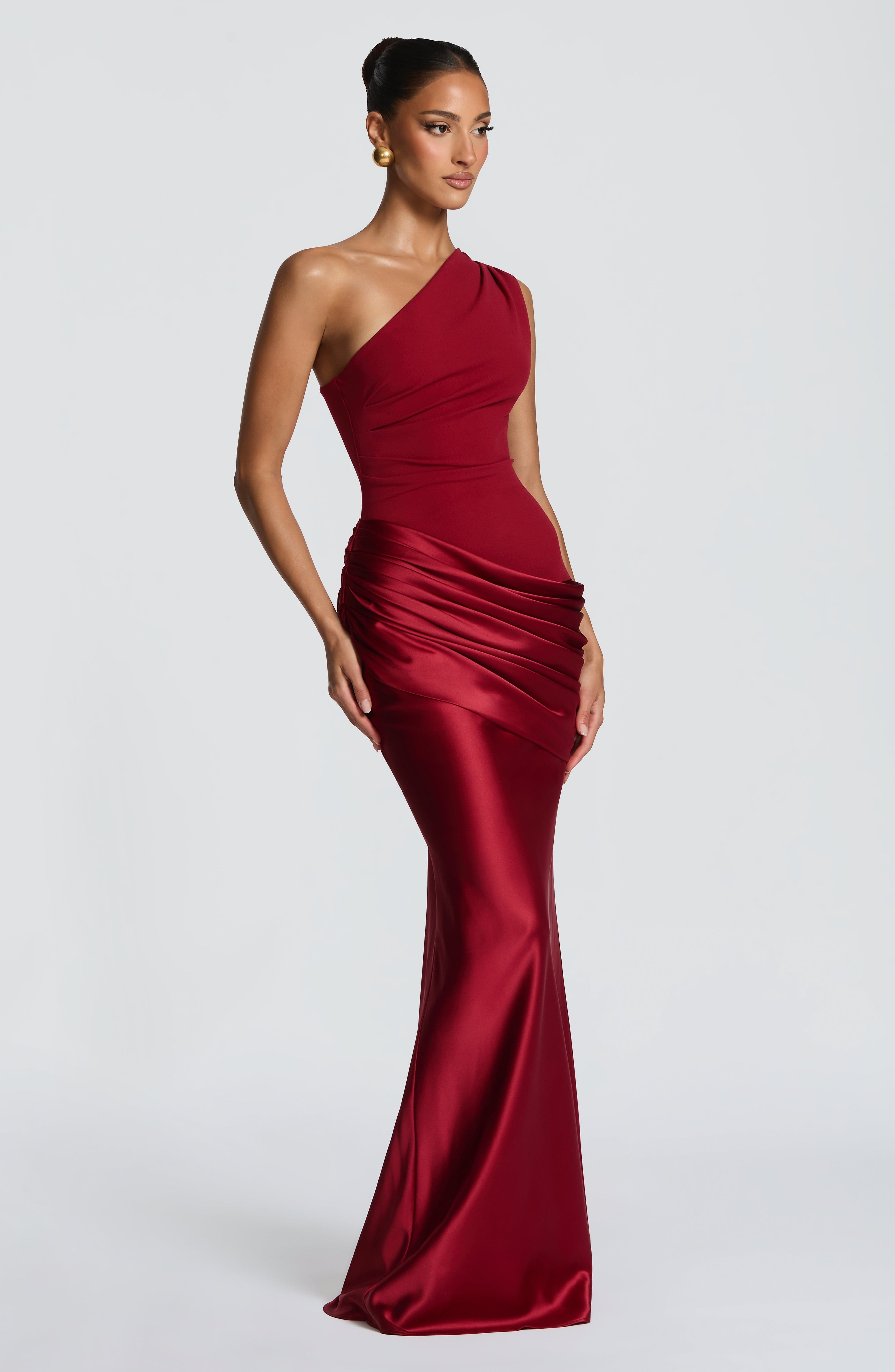 Sadona Maxi Dress - Deep Red - Image 3