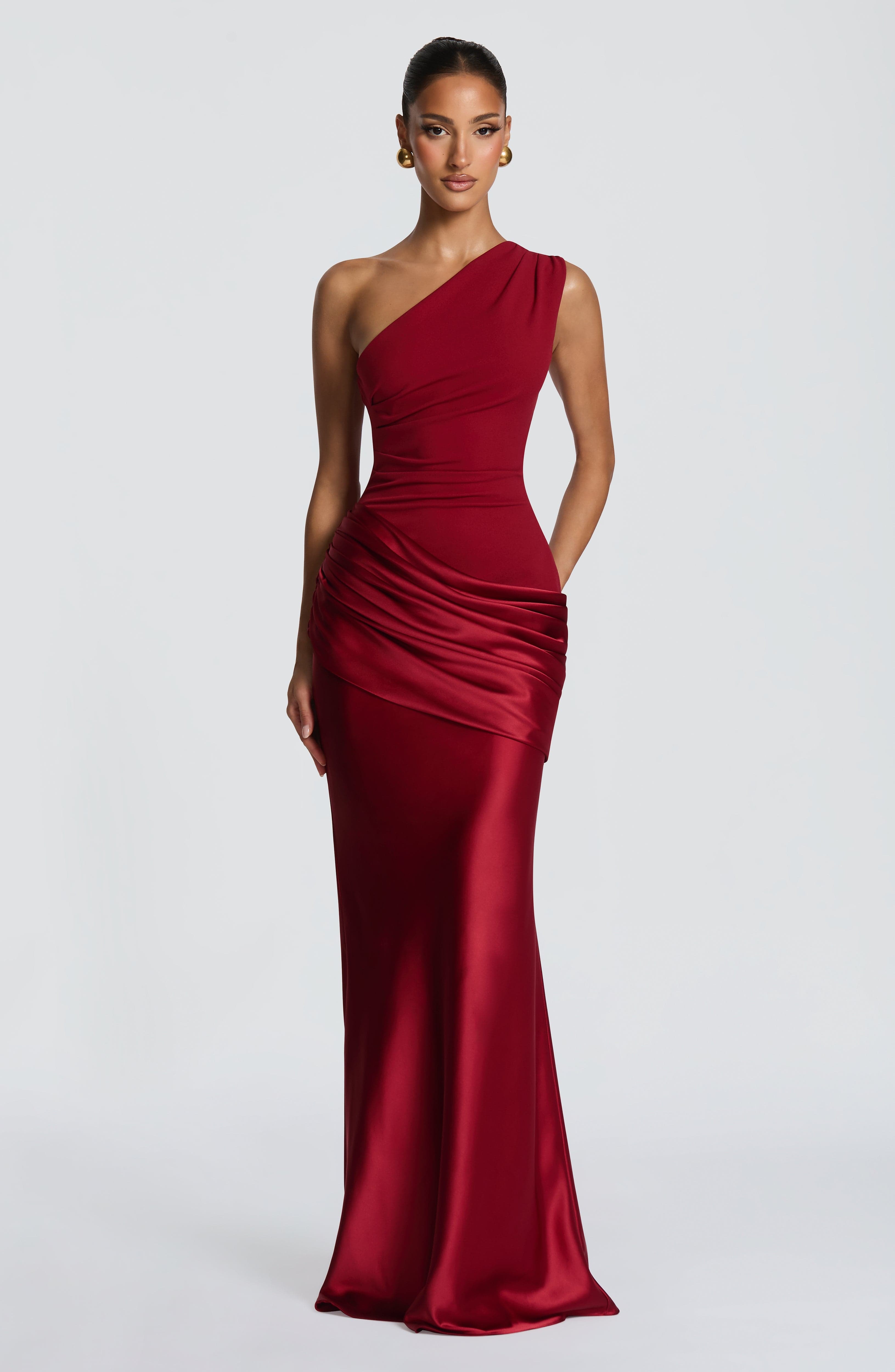 Sadona Maxi Dress - Deep Red - Image 7