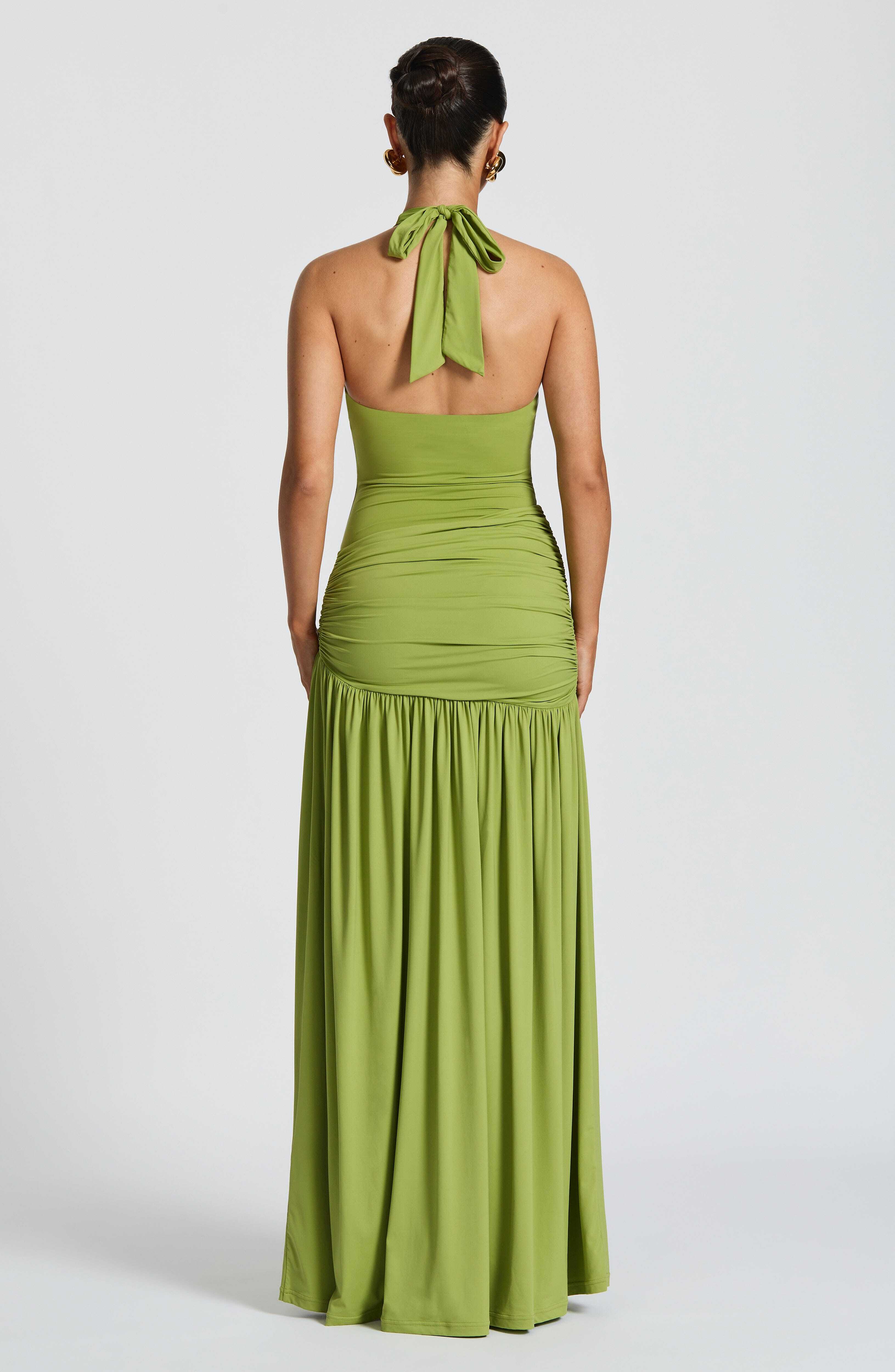 Saira Maxi Skirt - Olive - Image 6