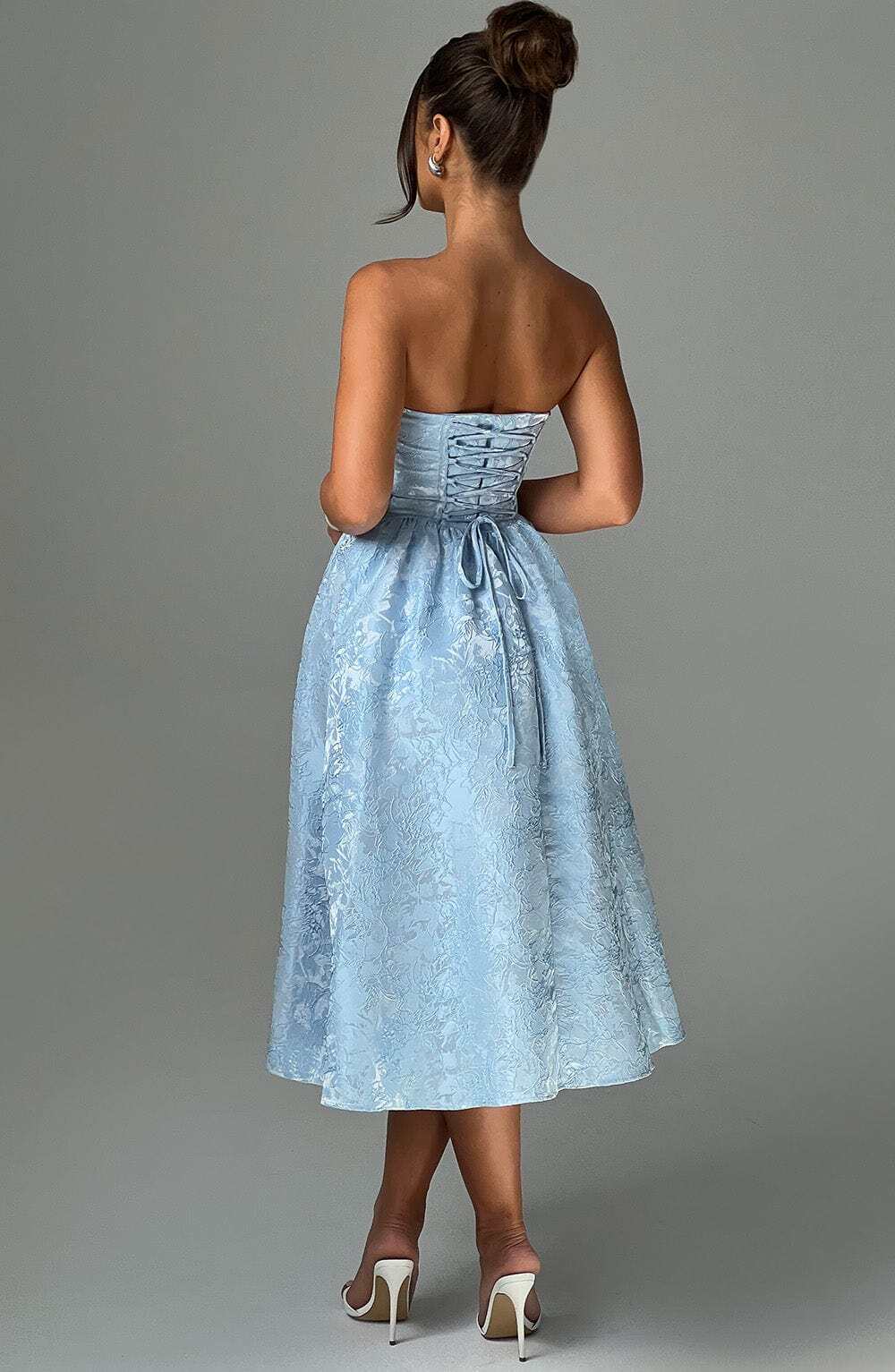 Saoirse Midi Dress - Blue - Image 5