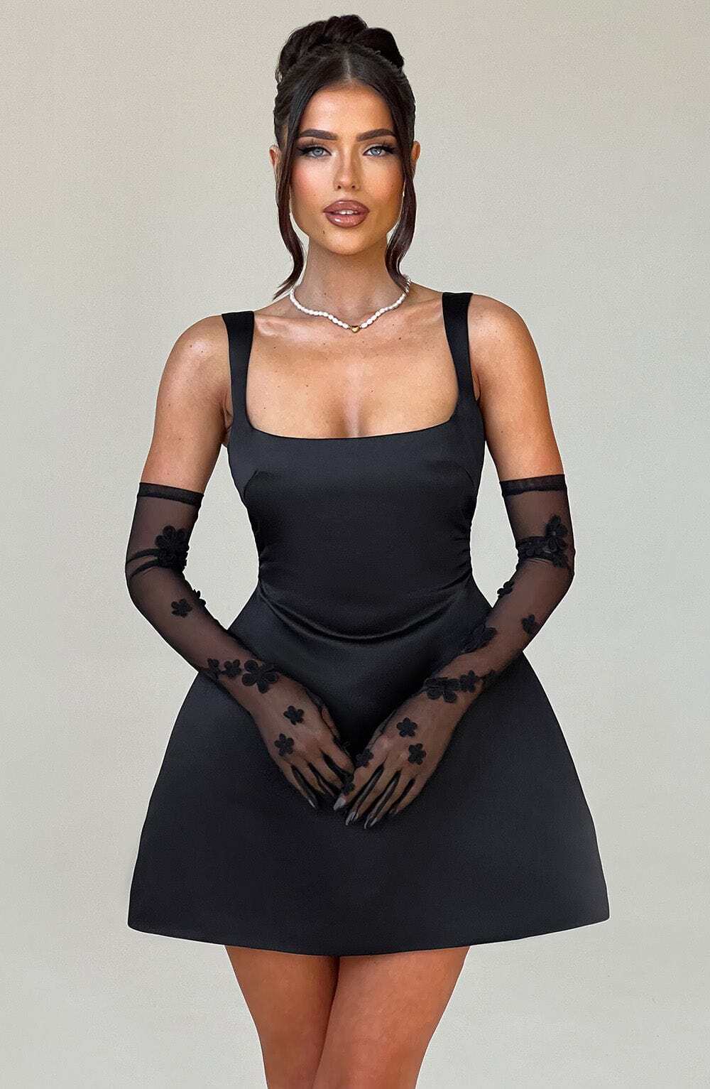 Sofie Mini Dress - Black - Image 2