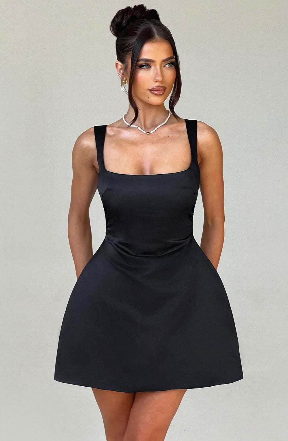 Sofie Mini Dress - Black - Image 12