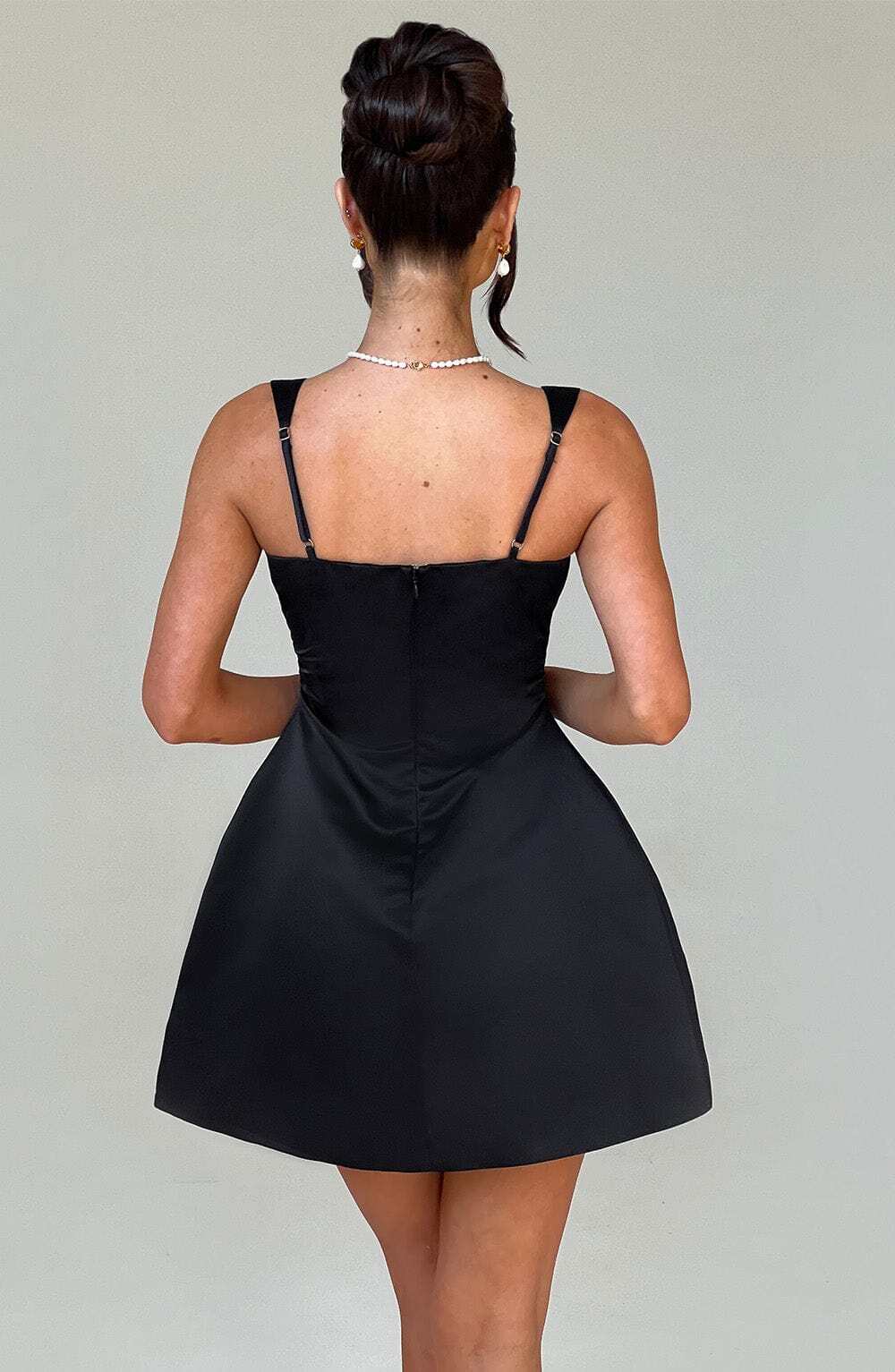 Sofie Mini Dress - Black - Image 3