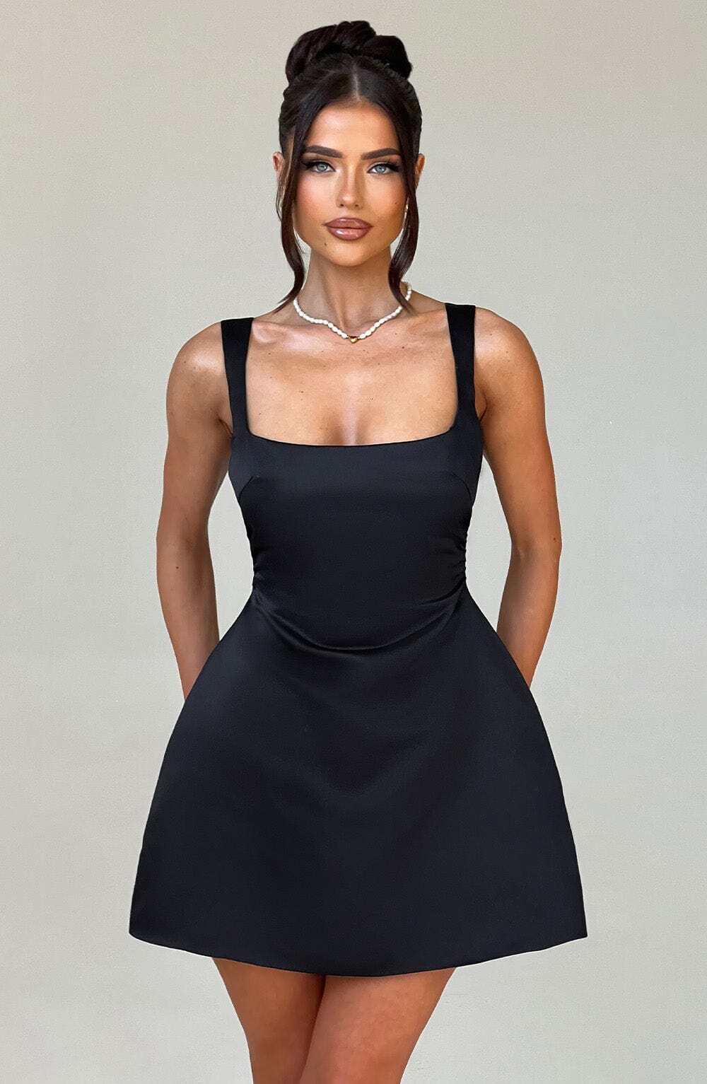 Sofie Mini Dress - Black - Image 8