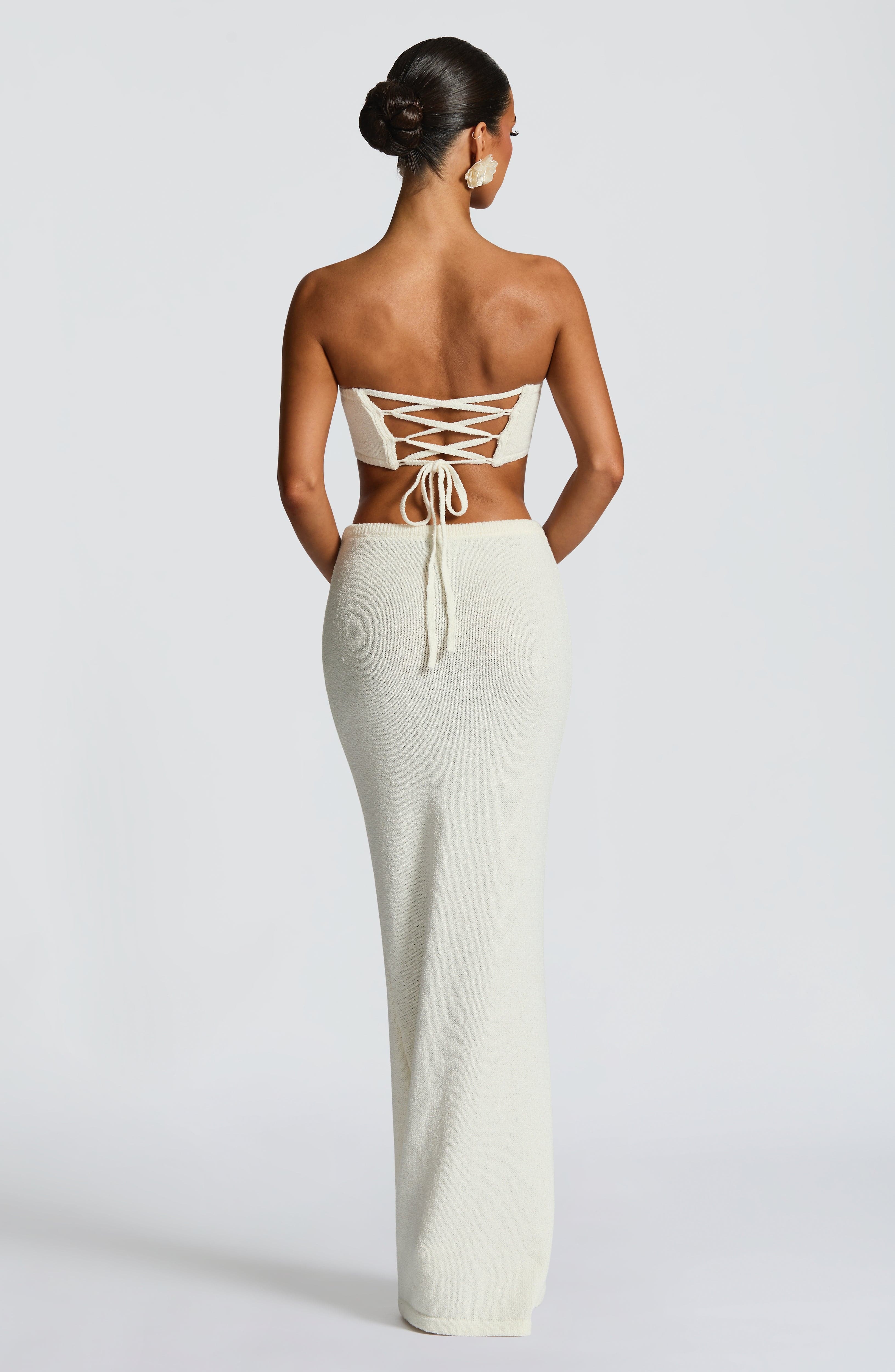 Sola Maxi Skirt - Ivory - Image 2