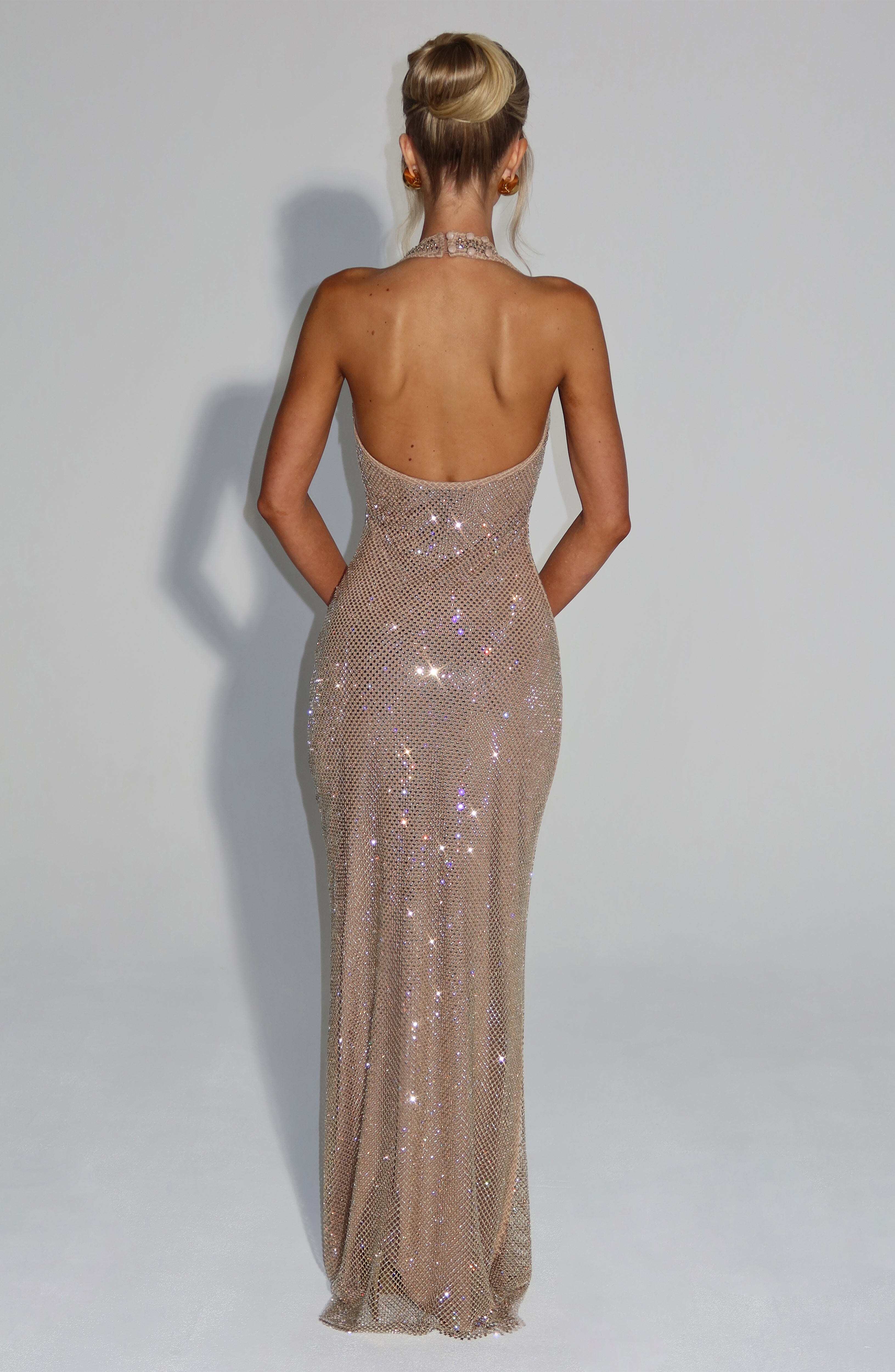 Starla Maxi Dress - Gold - Image 2