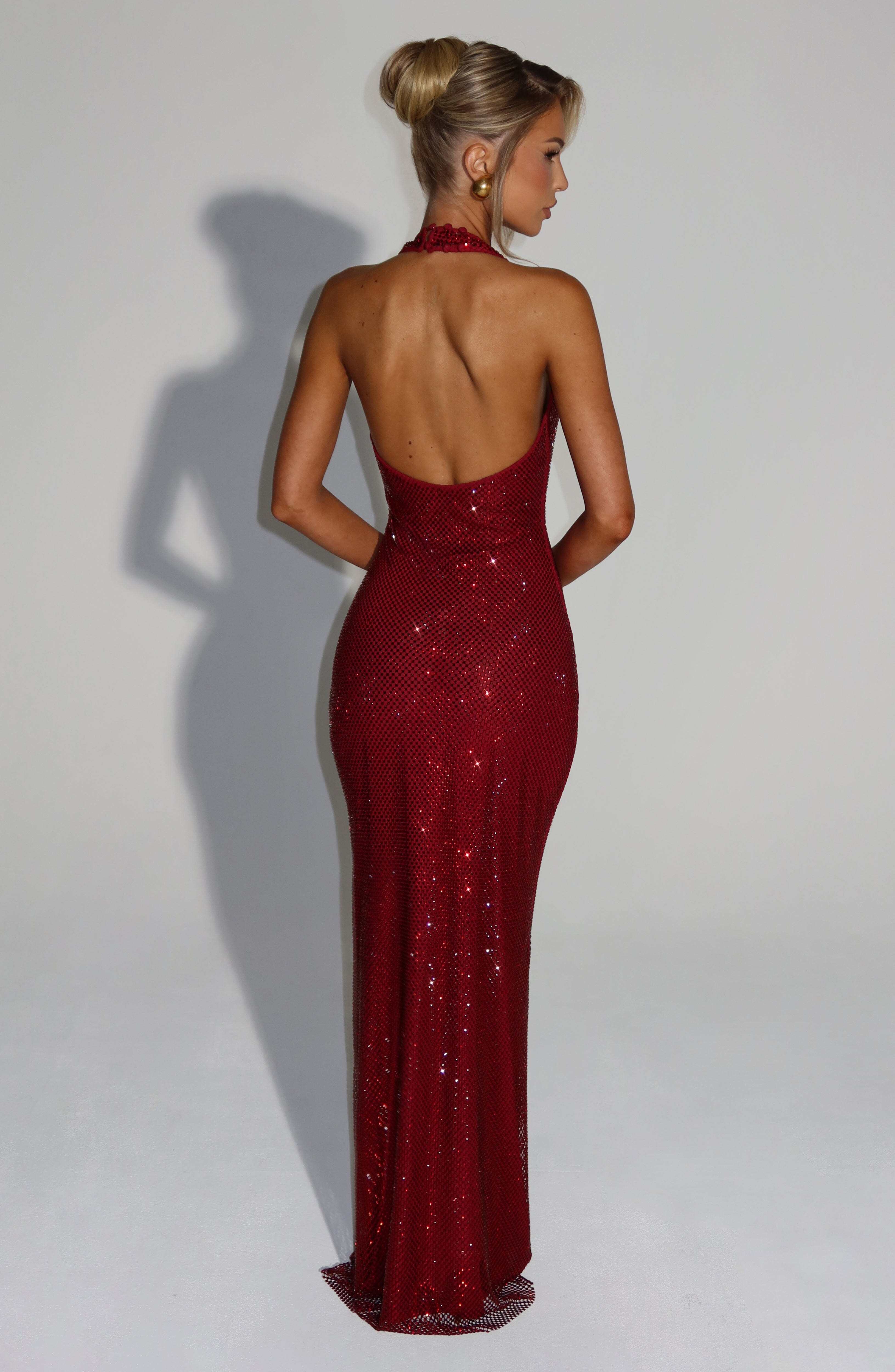 Starla Maxi Dress - Wine - Image 3