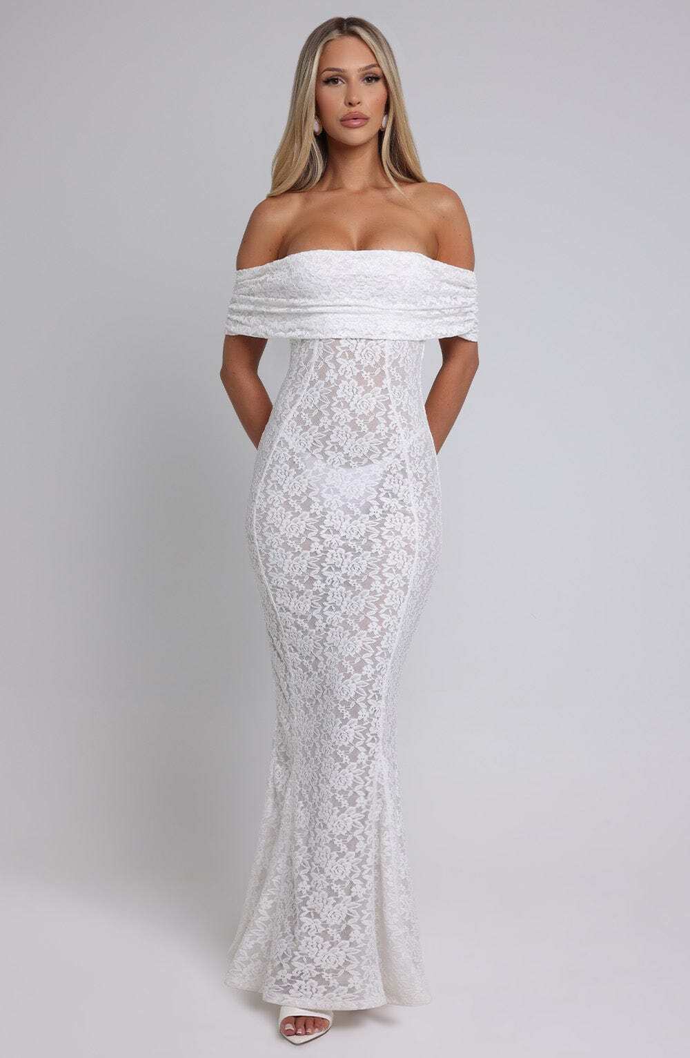 Stephanie Maxi Dress - Ivory - Image 5