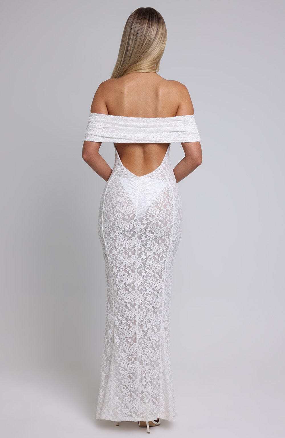 Stephanie Maxi Dress - Ivory - Image 4