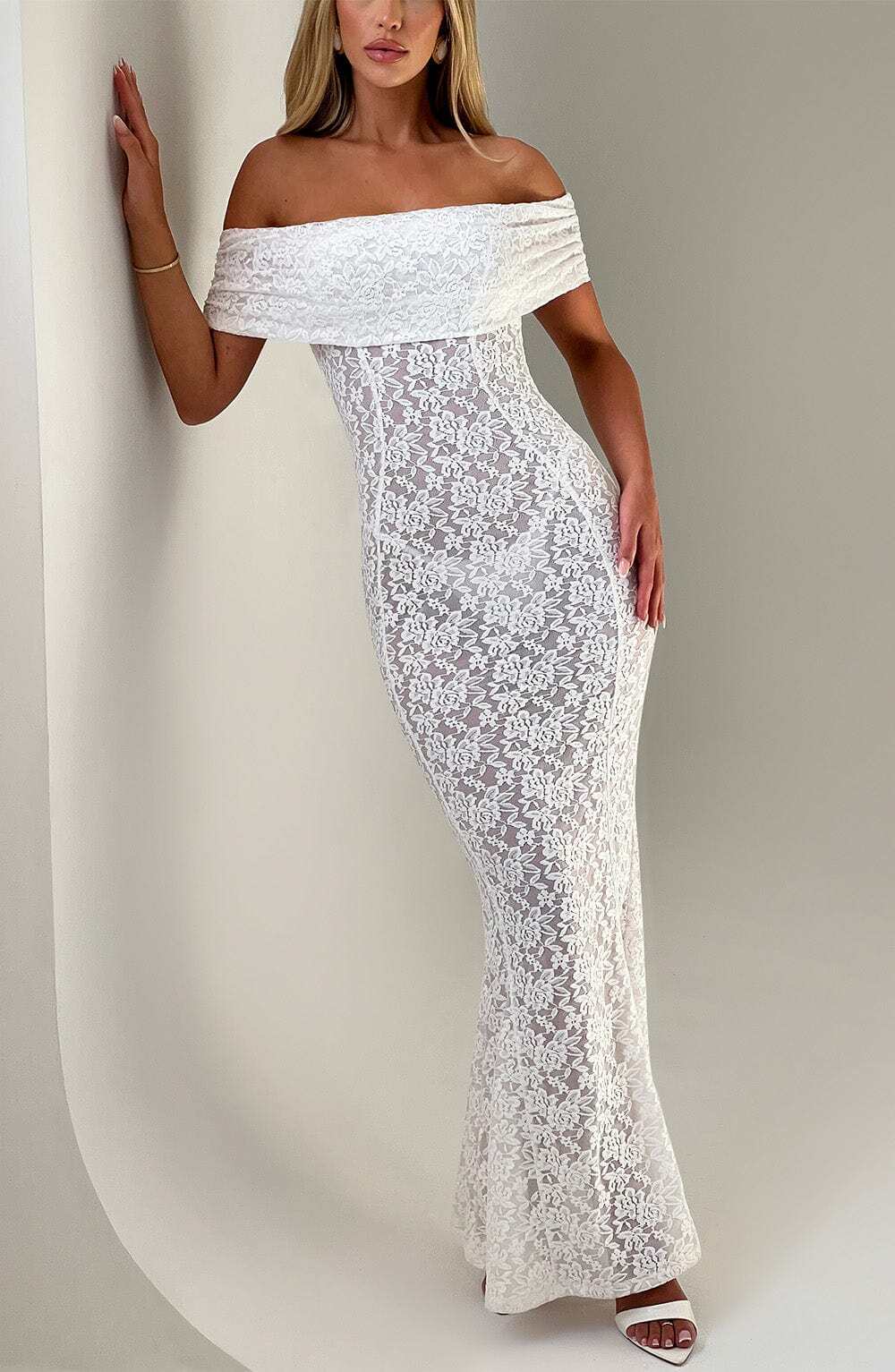 Stephanie Maxi Dress - Ivory - Image 2