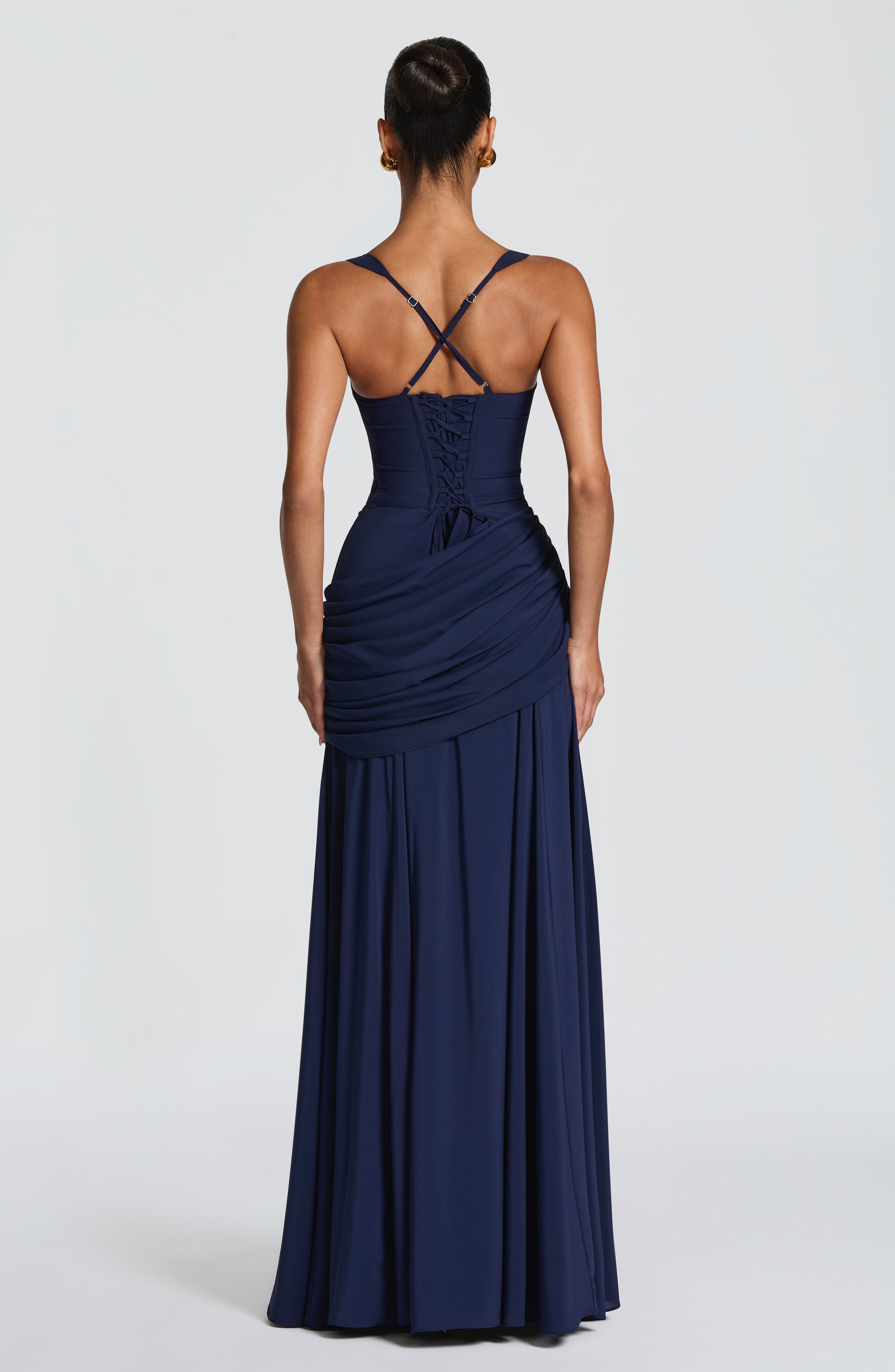 Sura Maxi Dress - Navy - Image 2
