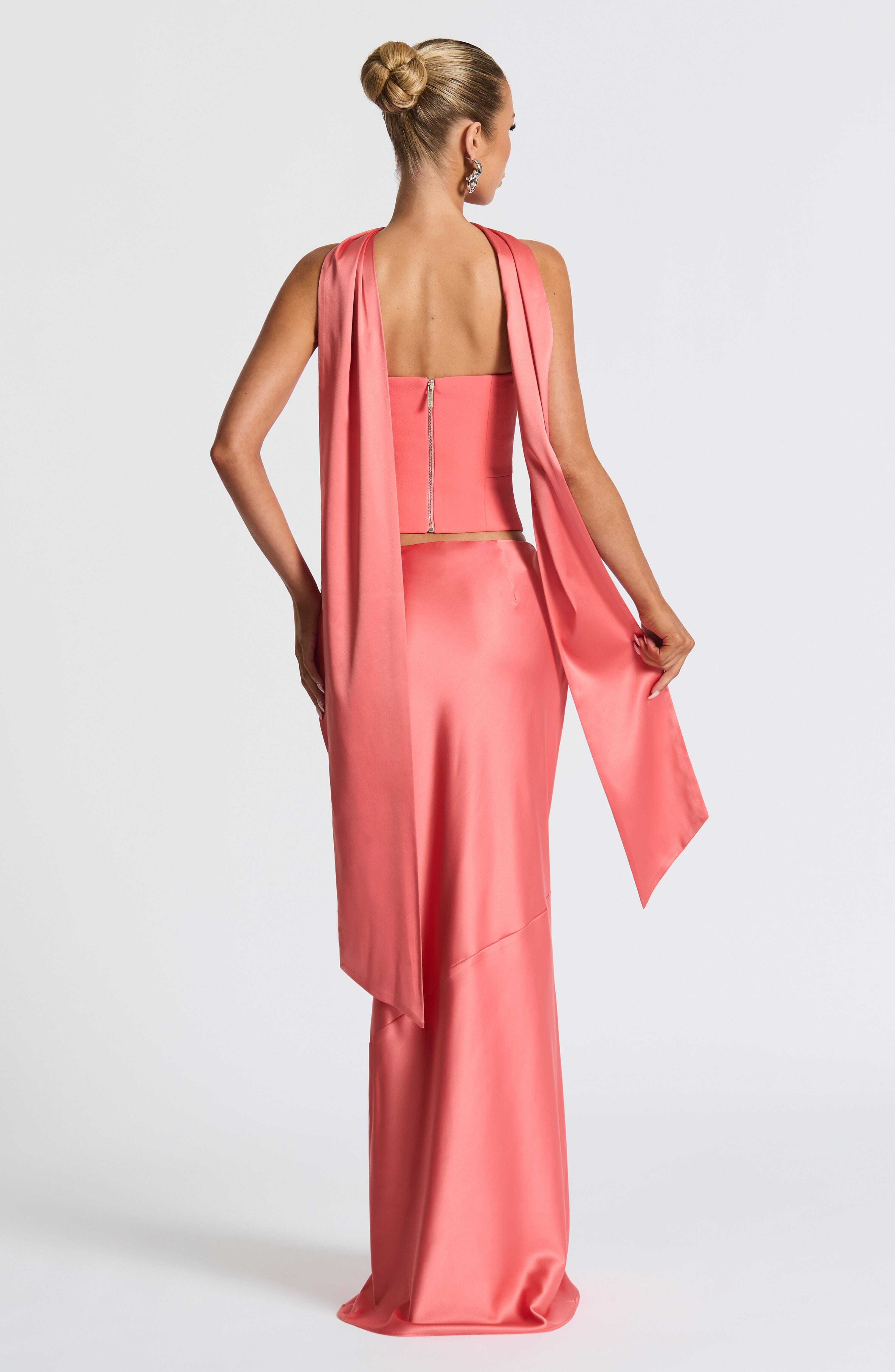Sybil Scarf - Coral Pink - Image 3