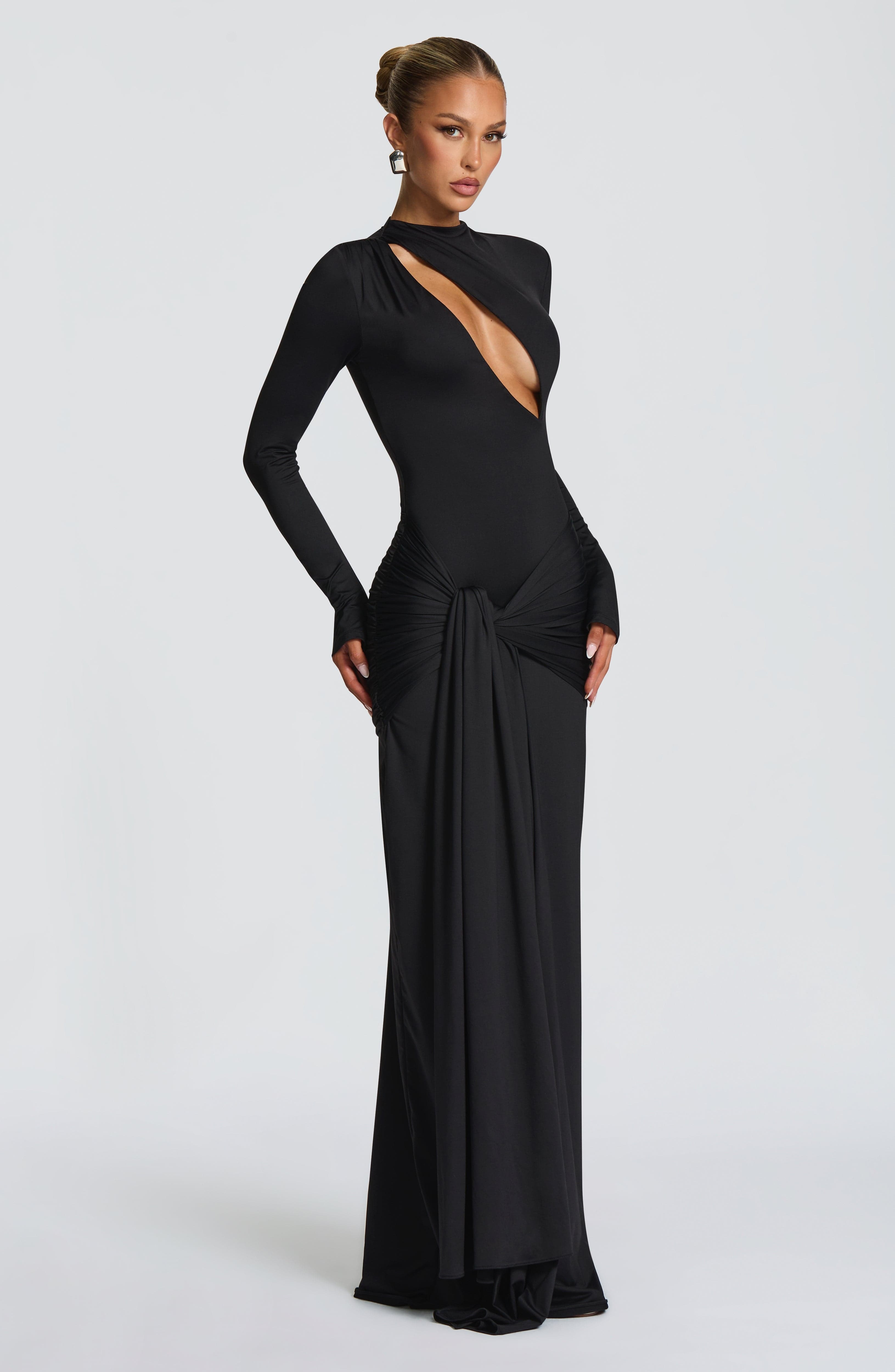 Tahnee Maxi Dress - Black - Image 2