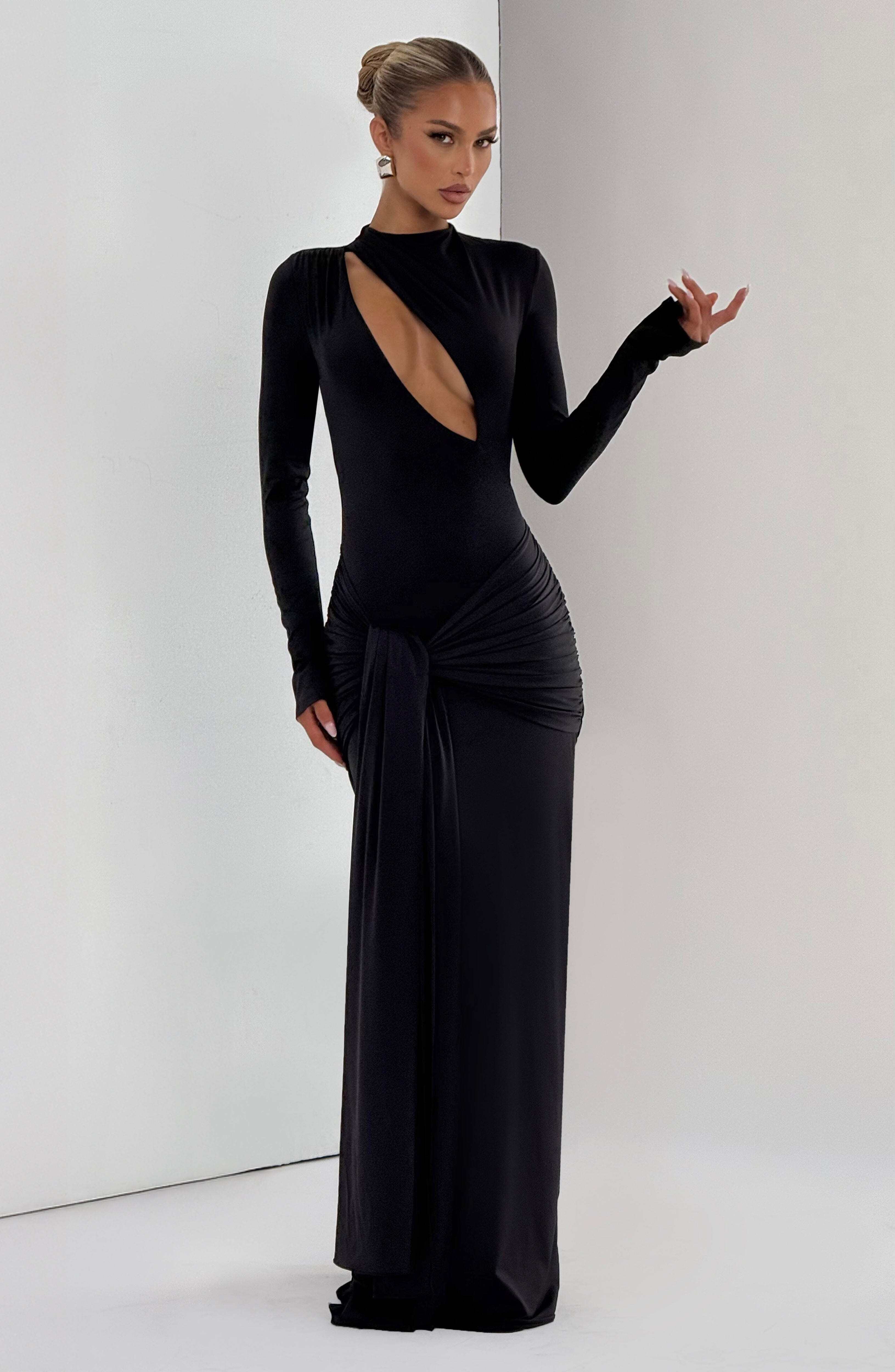 Tahnee Maxi Dress - Black - Image 7