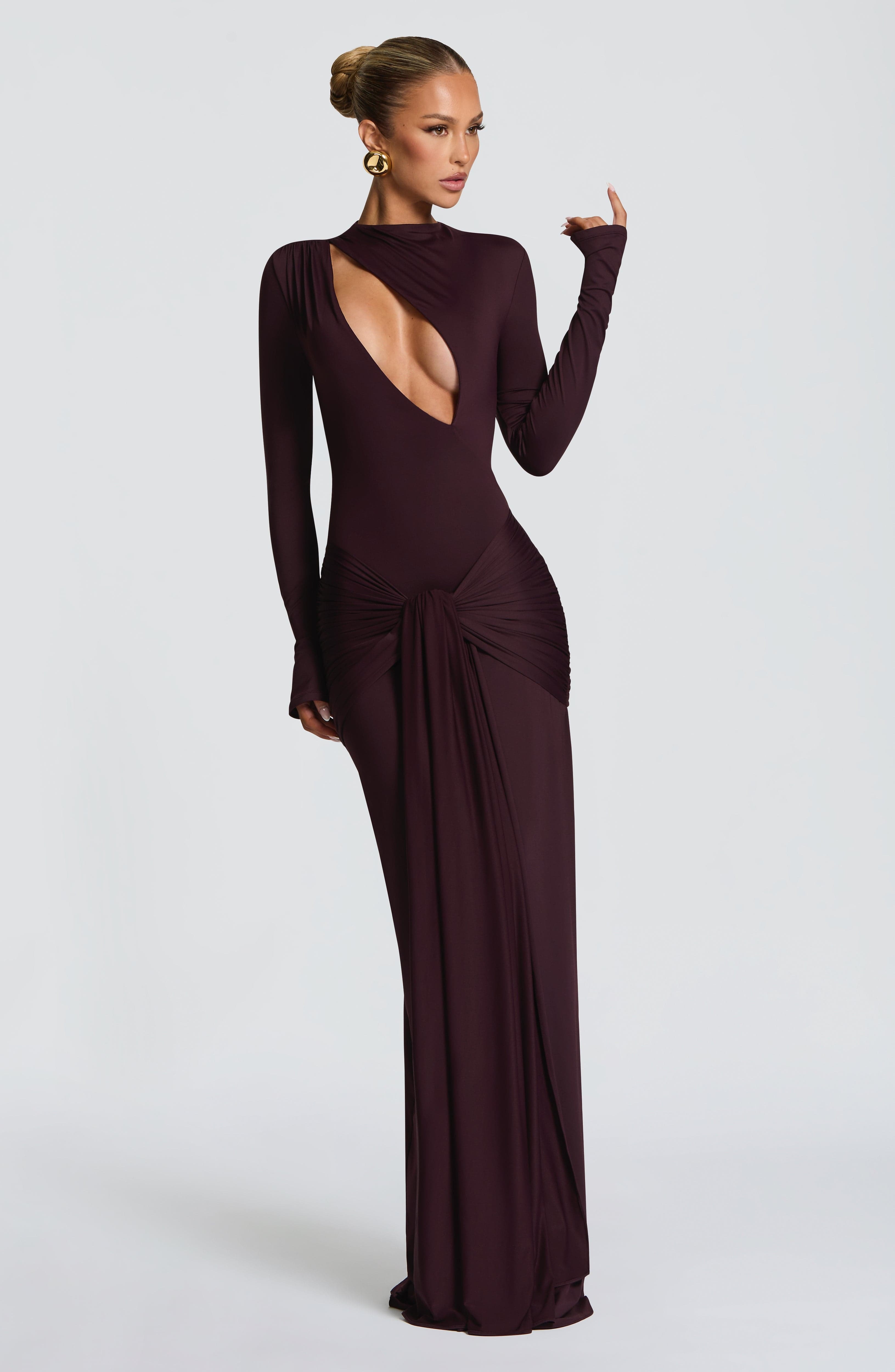 Tahnee Maxi Dress - Plum - Image 4