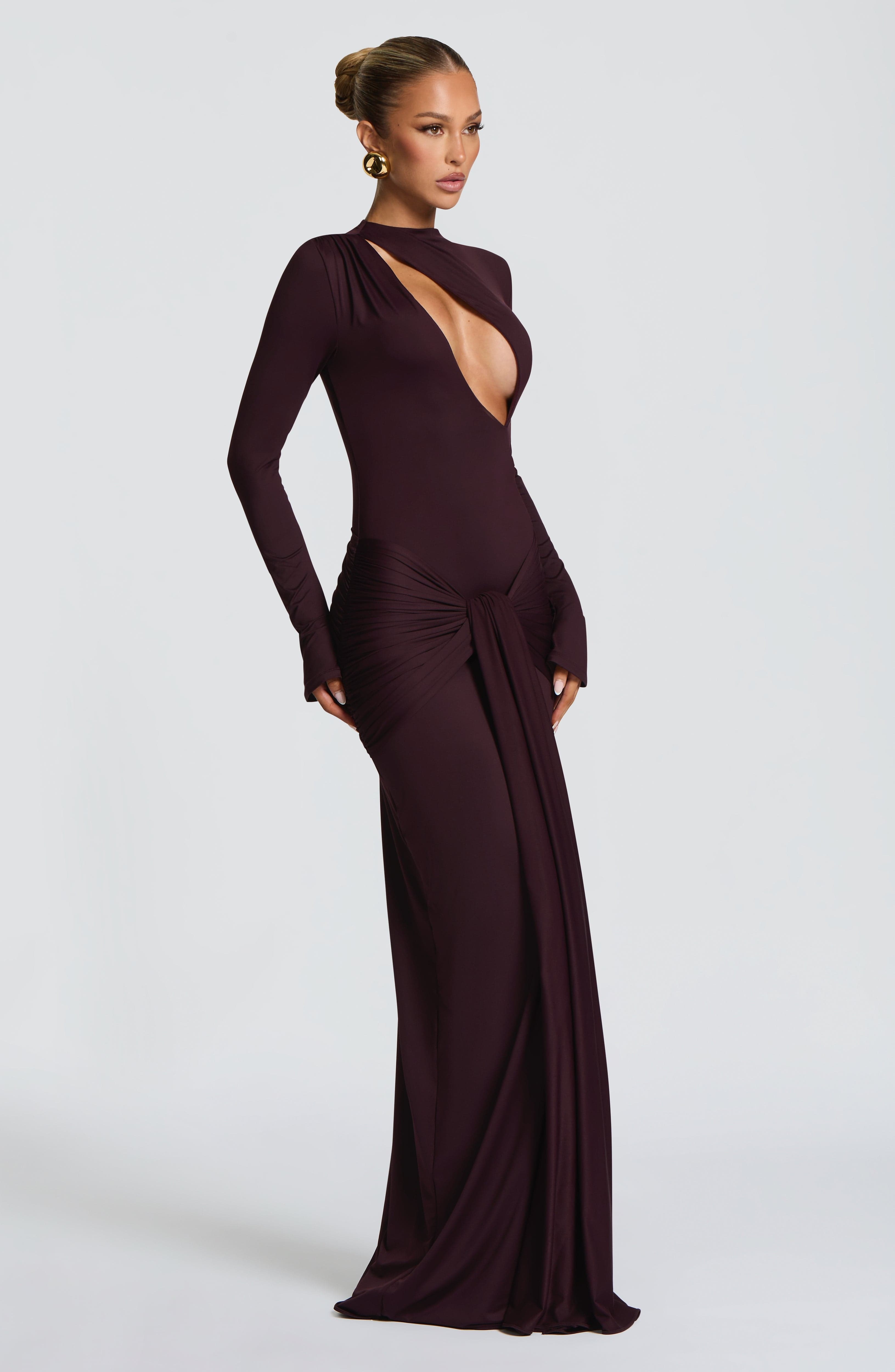Tahnee Maxi Dress - Plum - Image 7