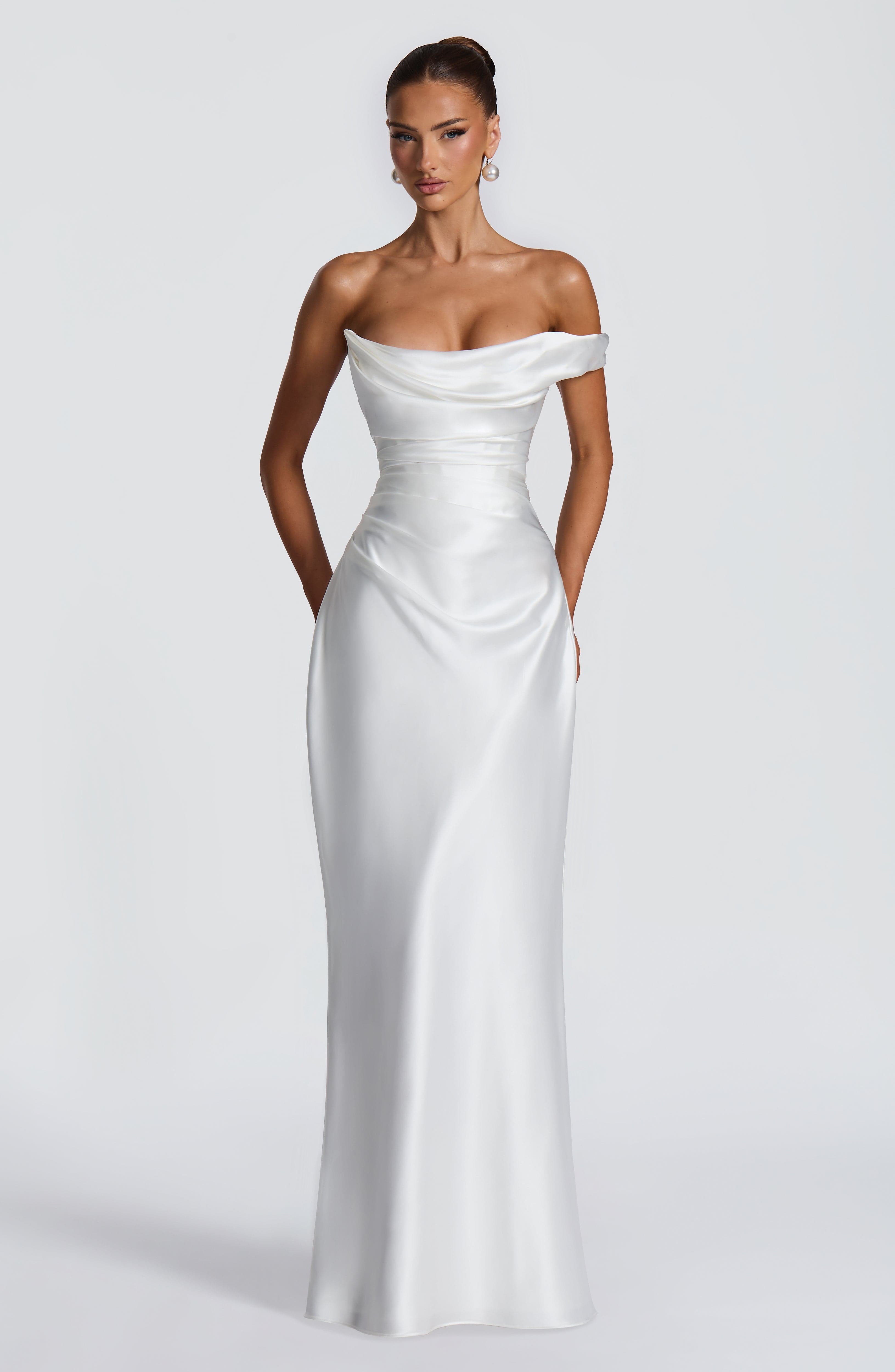 Thalassa Maxi Dress - Ivory - Image 3