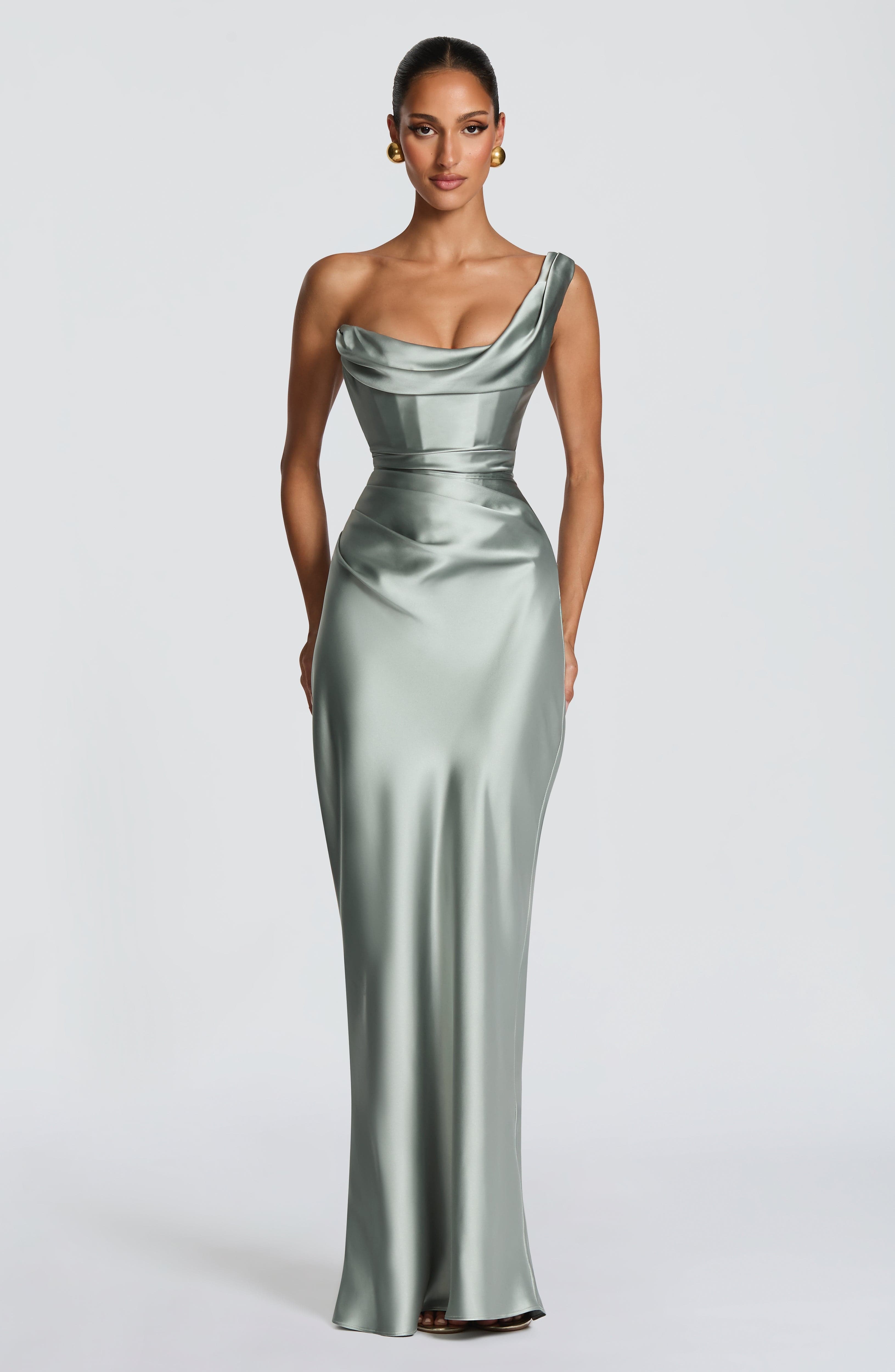 Thalassa Maxi Dress - Sage - Image 3