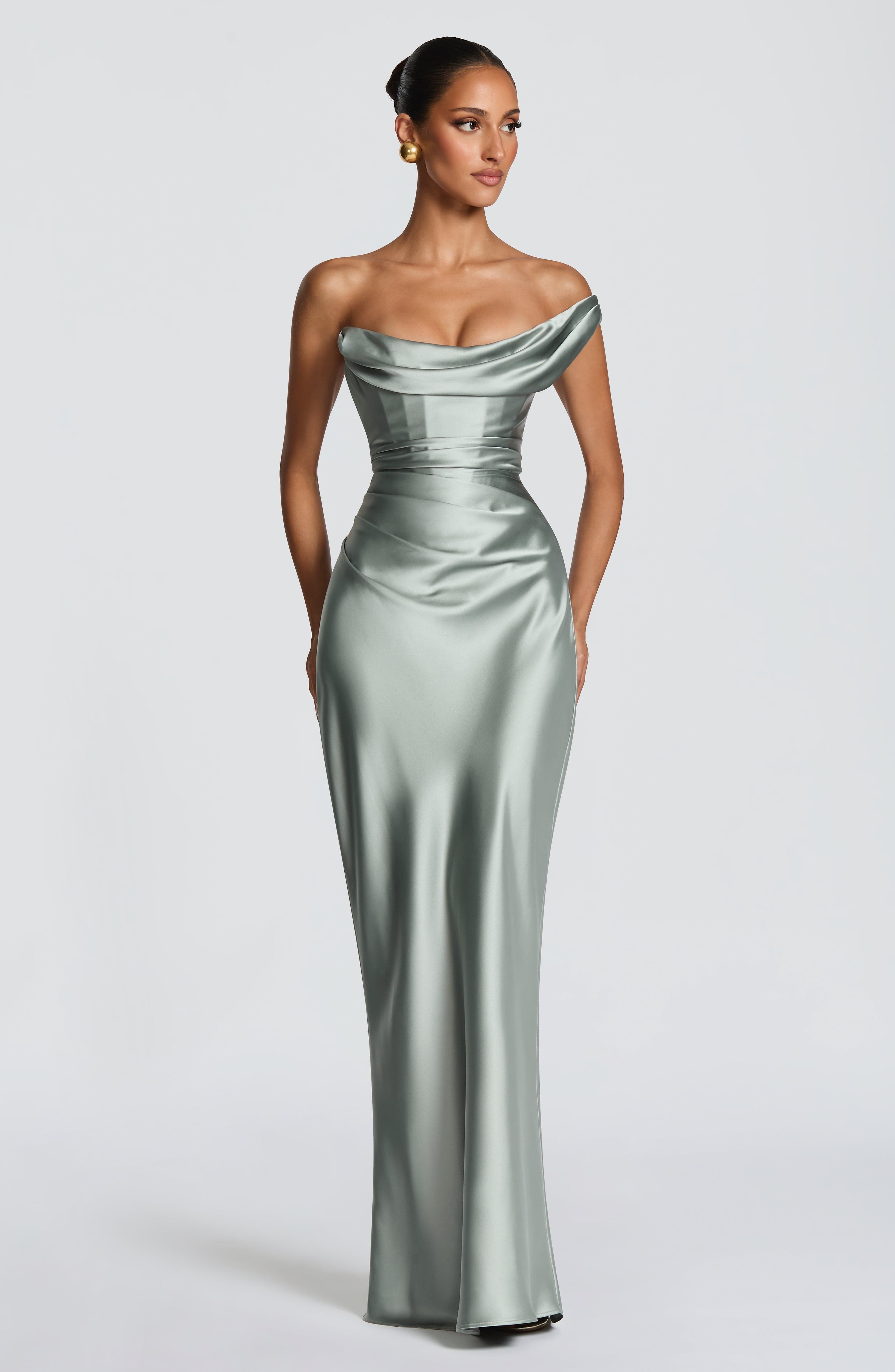Thalassa Maxi Dress - Sage - Image 2