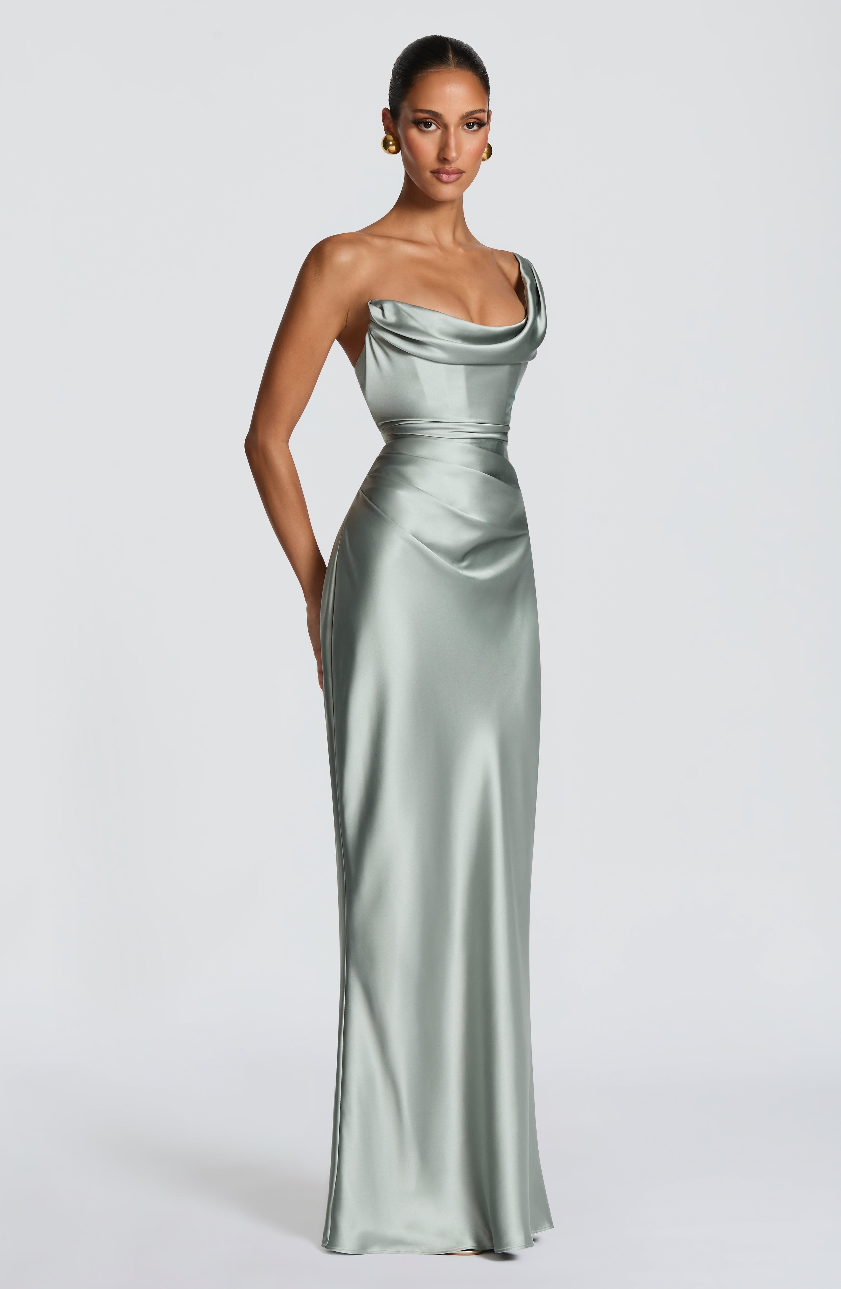 Thalassa Maxi Dress - Sage - Image 6