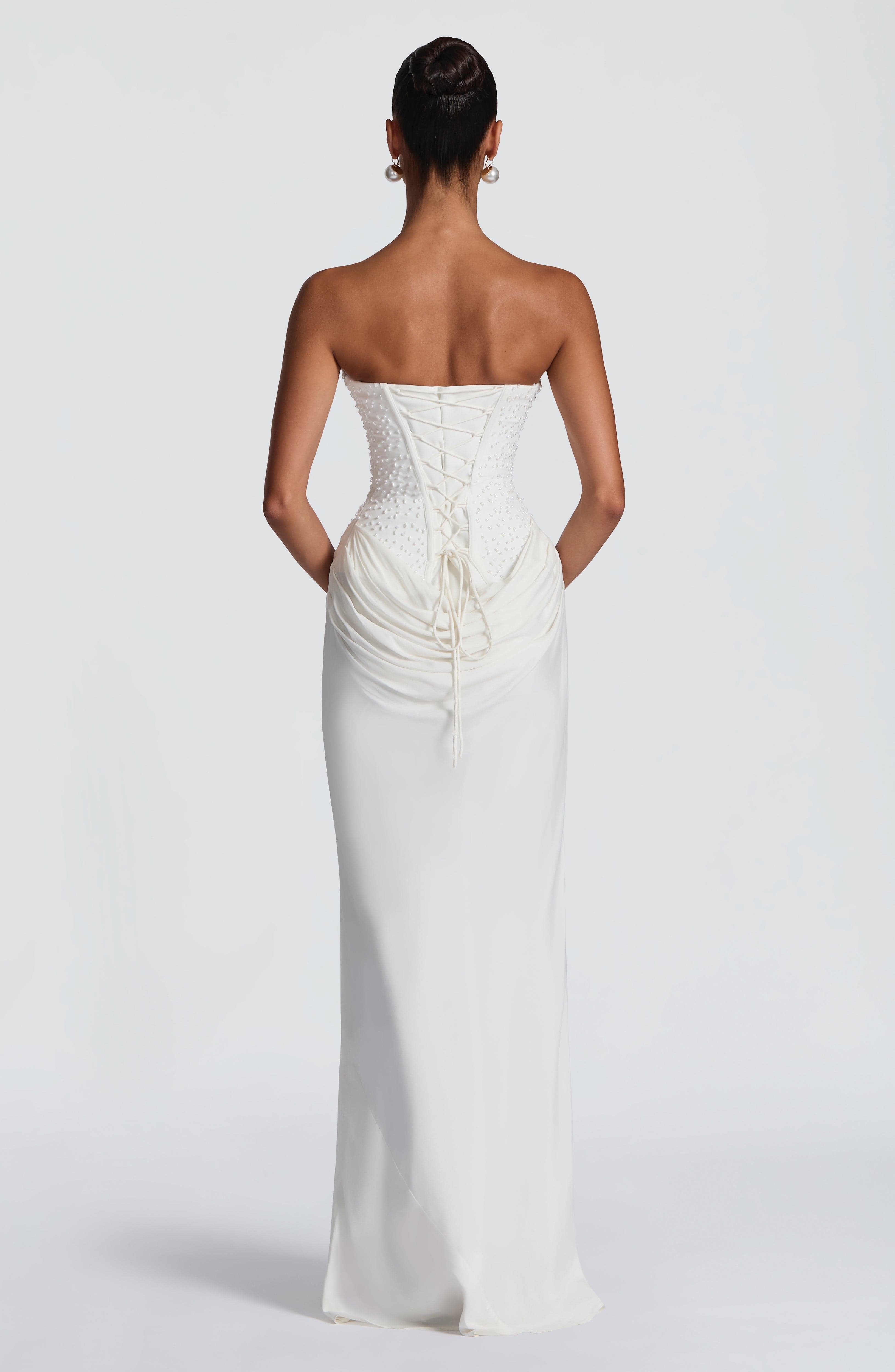 Tindra Maxi Dress - Ivory - Image 4