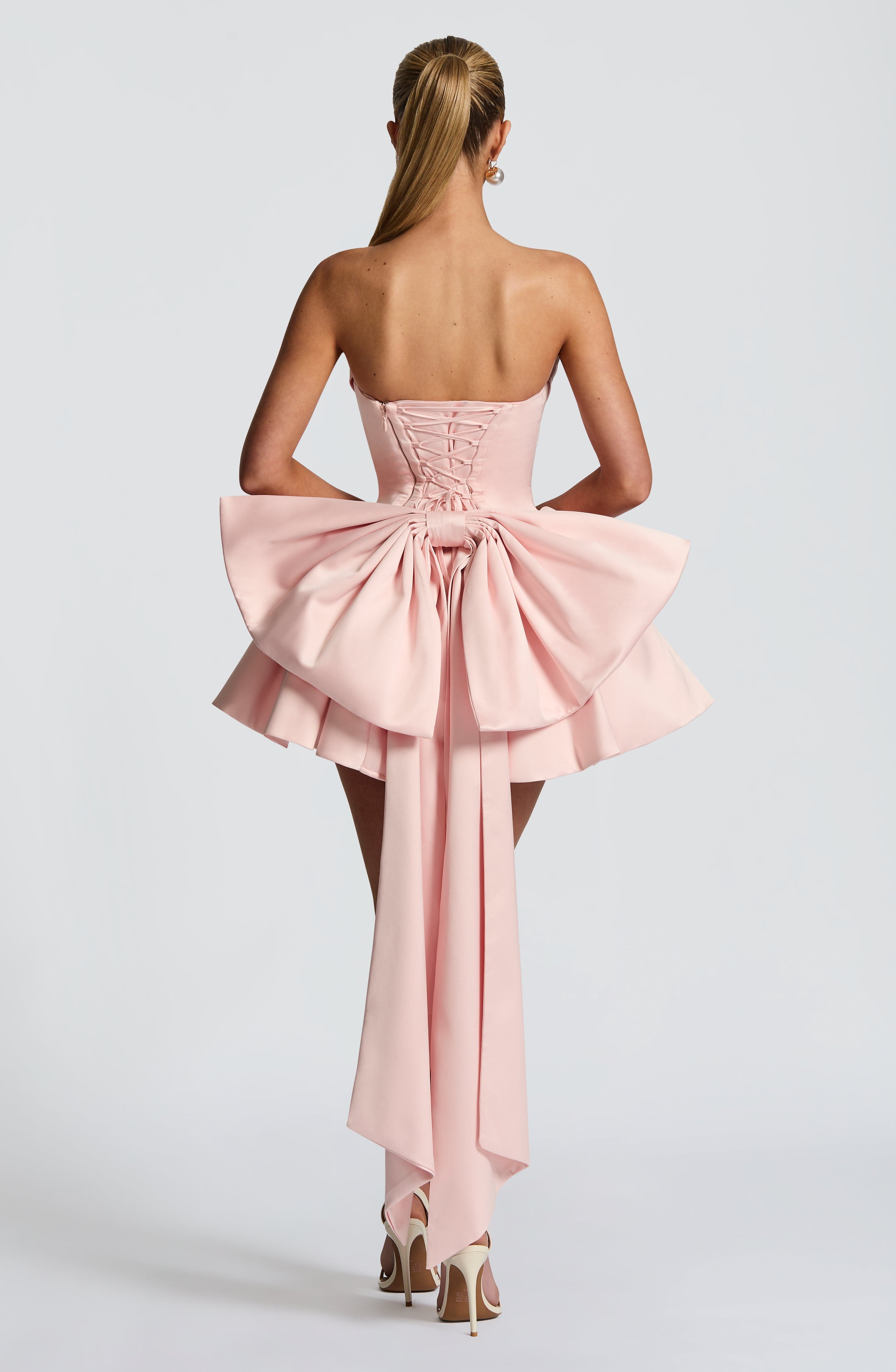 Trinity Mini Dress - Blush - Image 2