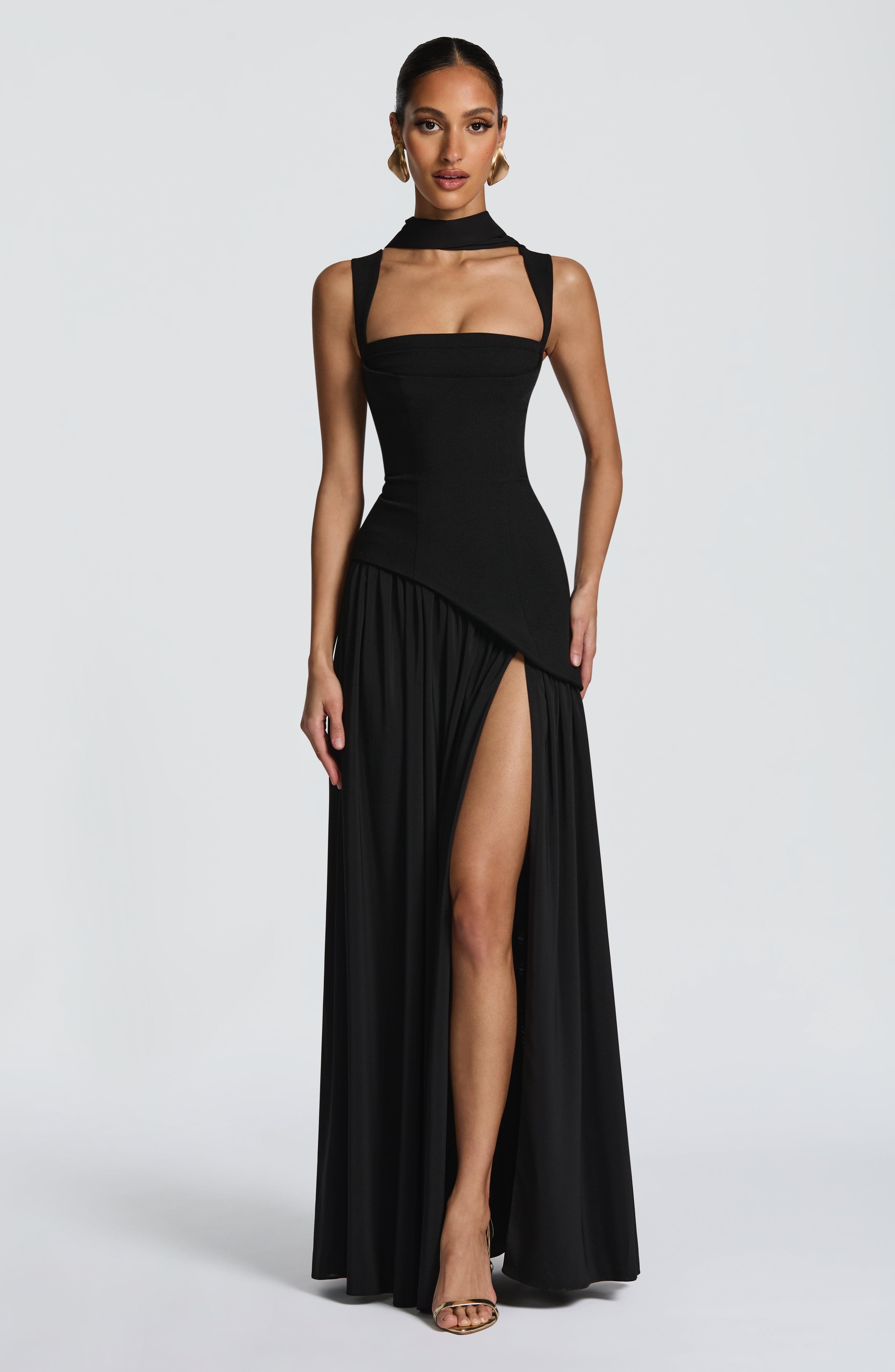 Tullulah Maxi Dress - Black - Image 13