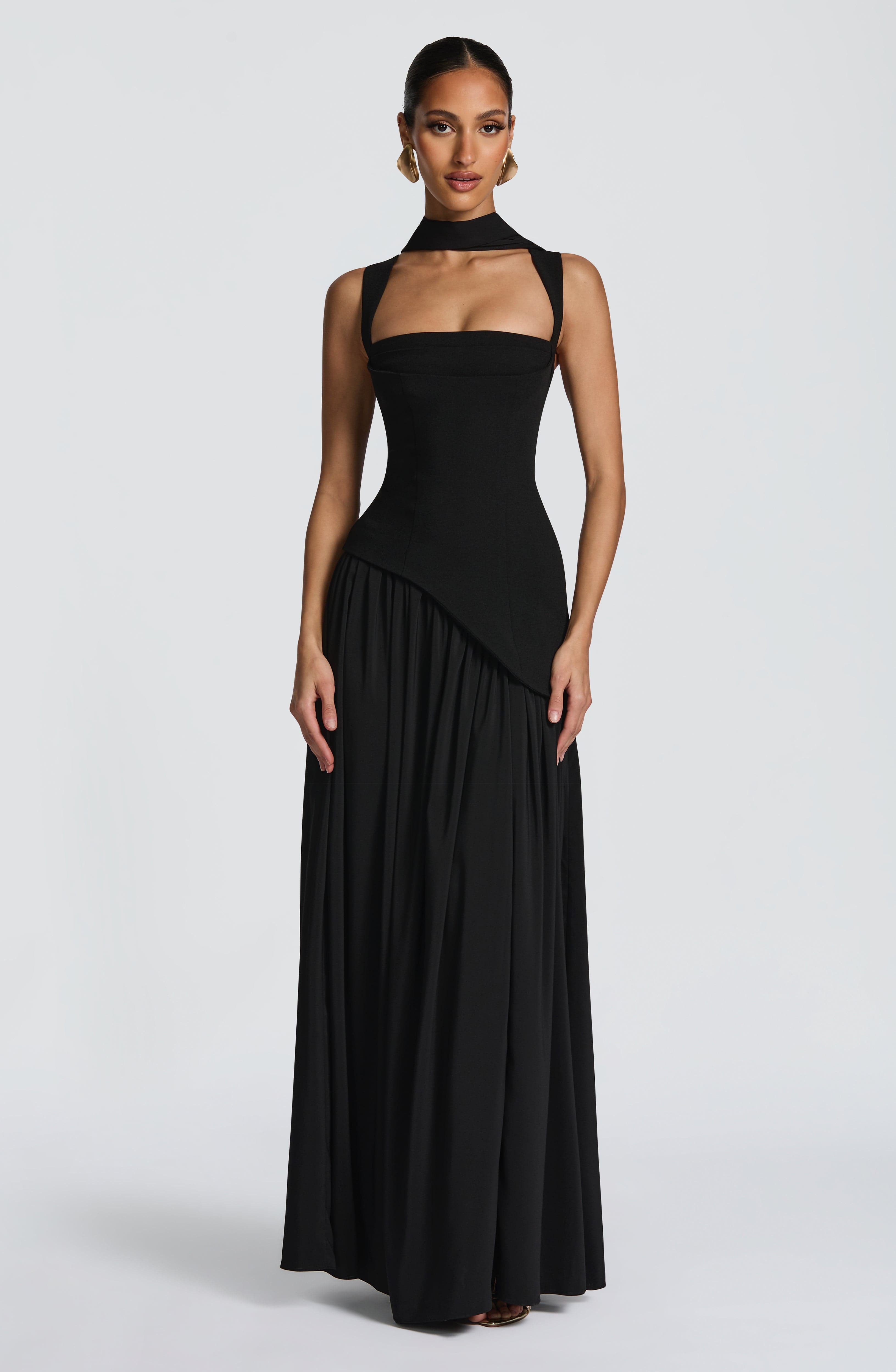Tullulah Maxi Dress - Black - Image 2