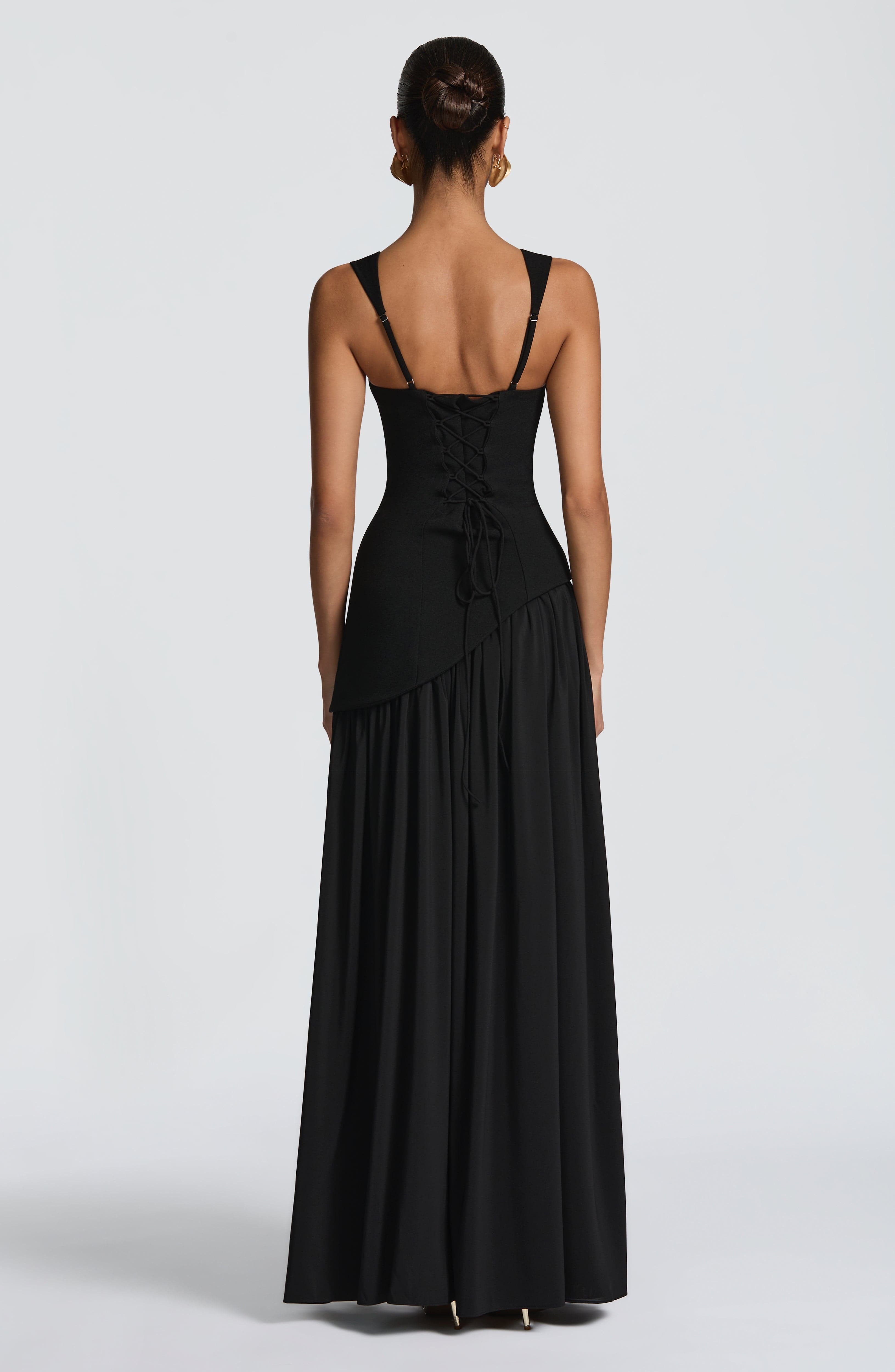Tullulah Maxi Dress - Black - Image 3