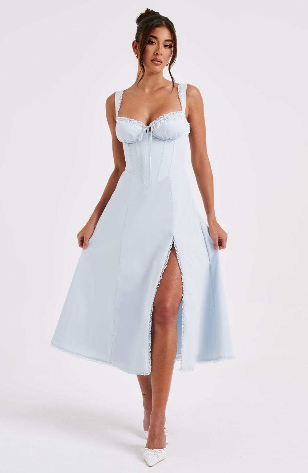 Ulrika Midi Dress - Blue - Image 4