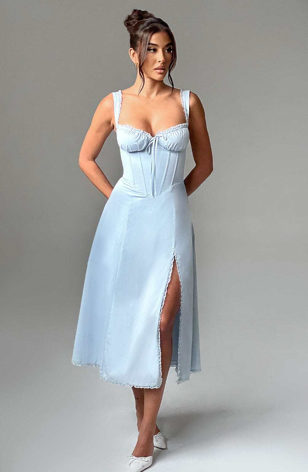 Ulrika Midi Dress - Blue - Image 8