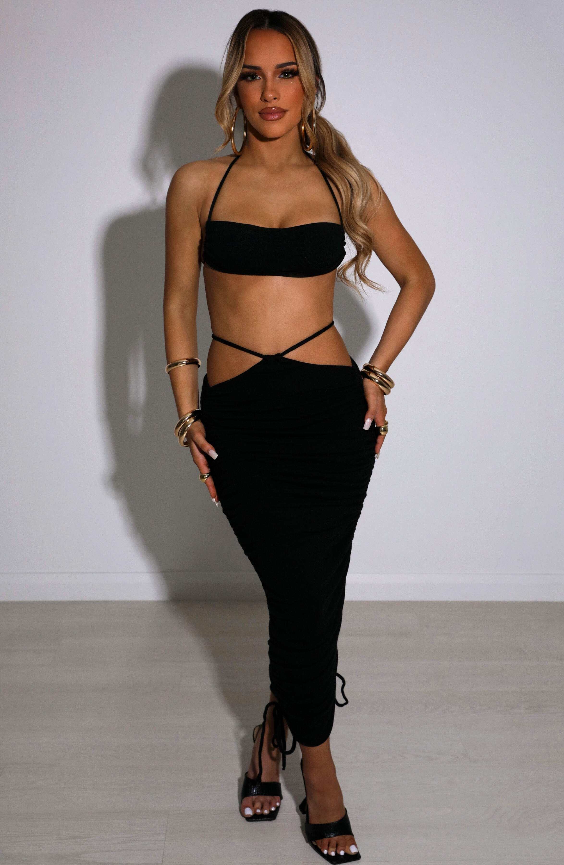 Valencia Maxi Skirt - Black - Image 8
