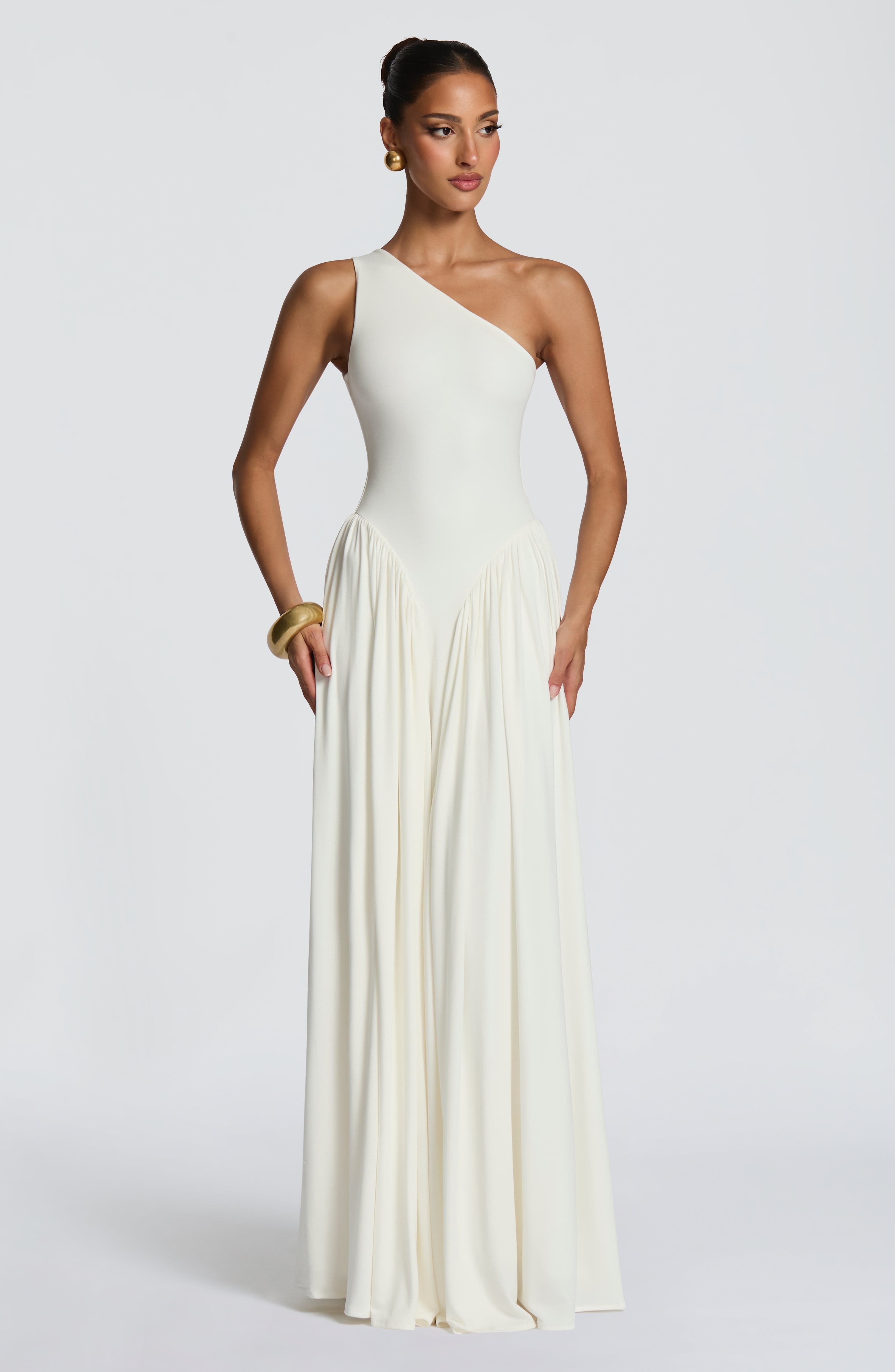 Vespera Maxi Dress - Ivory - Image 3