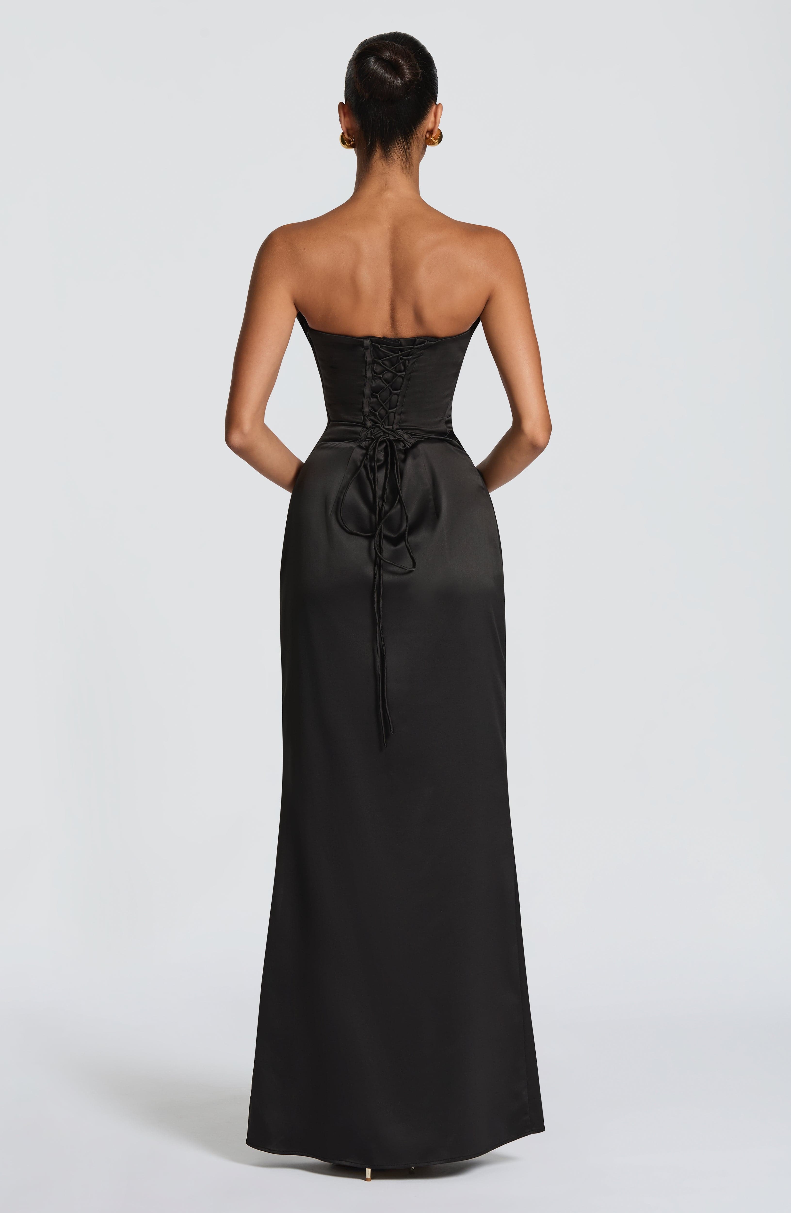 Vessa Maxi Dress - Black - Image 2