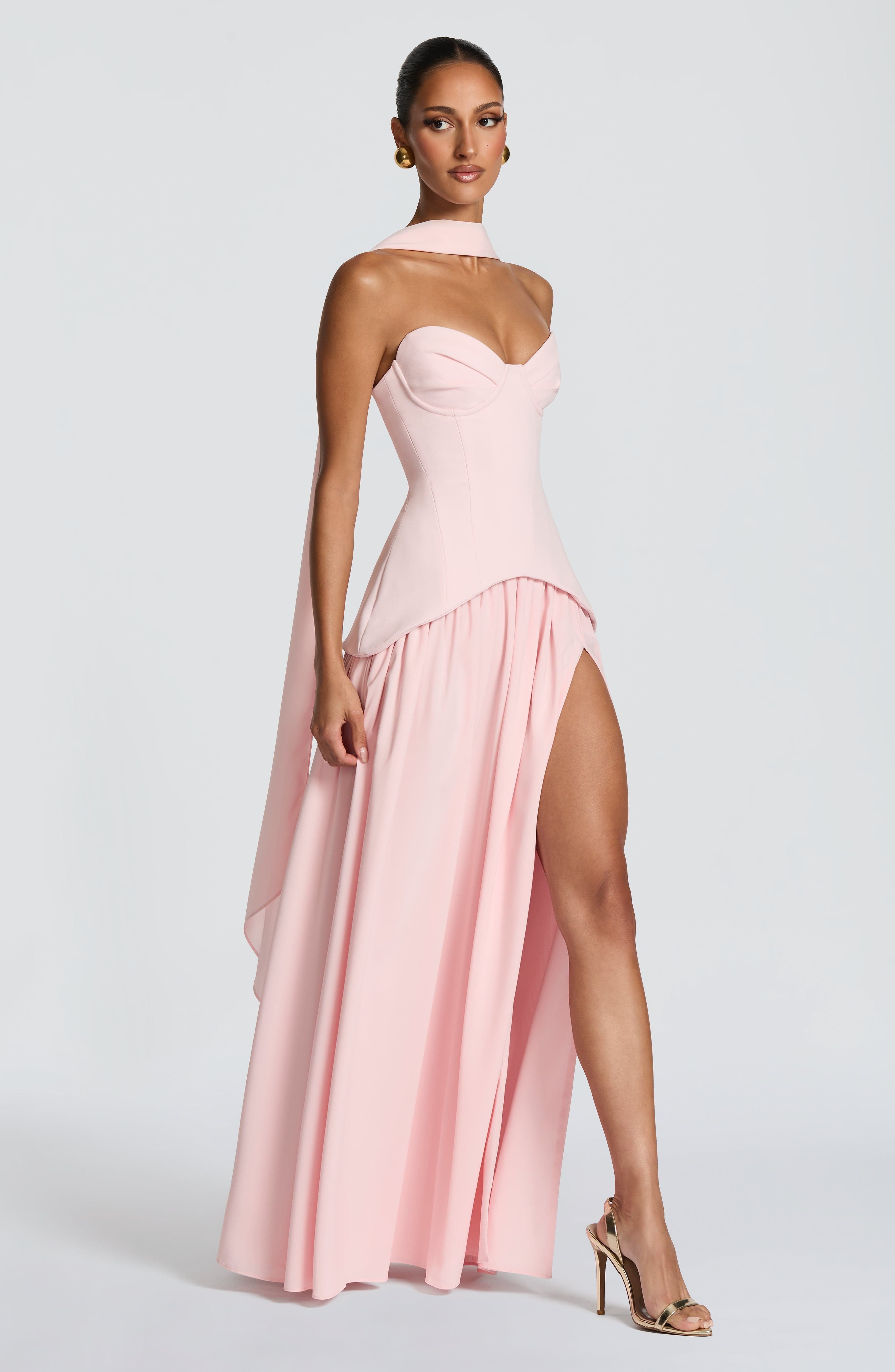 Vietta Maxi Dress - Blush - Image 2