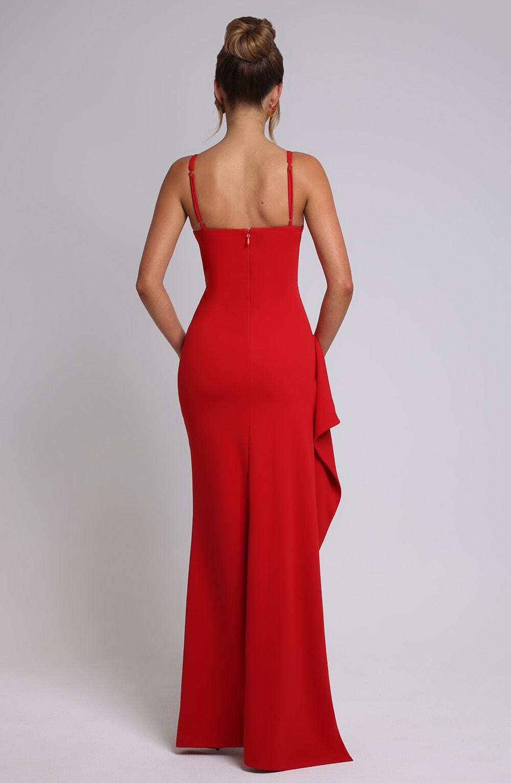 Violetta Maxi Dress - Red - Image 2
