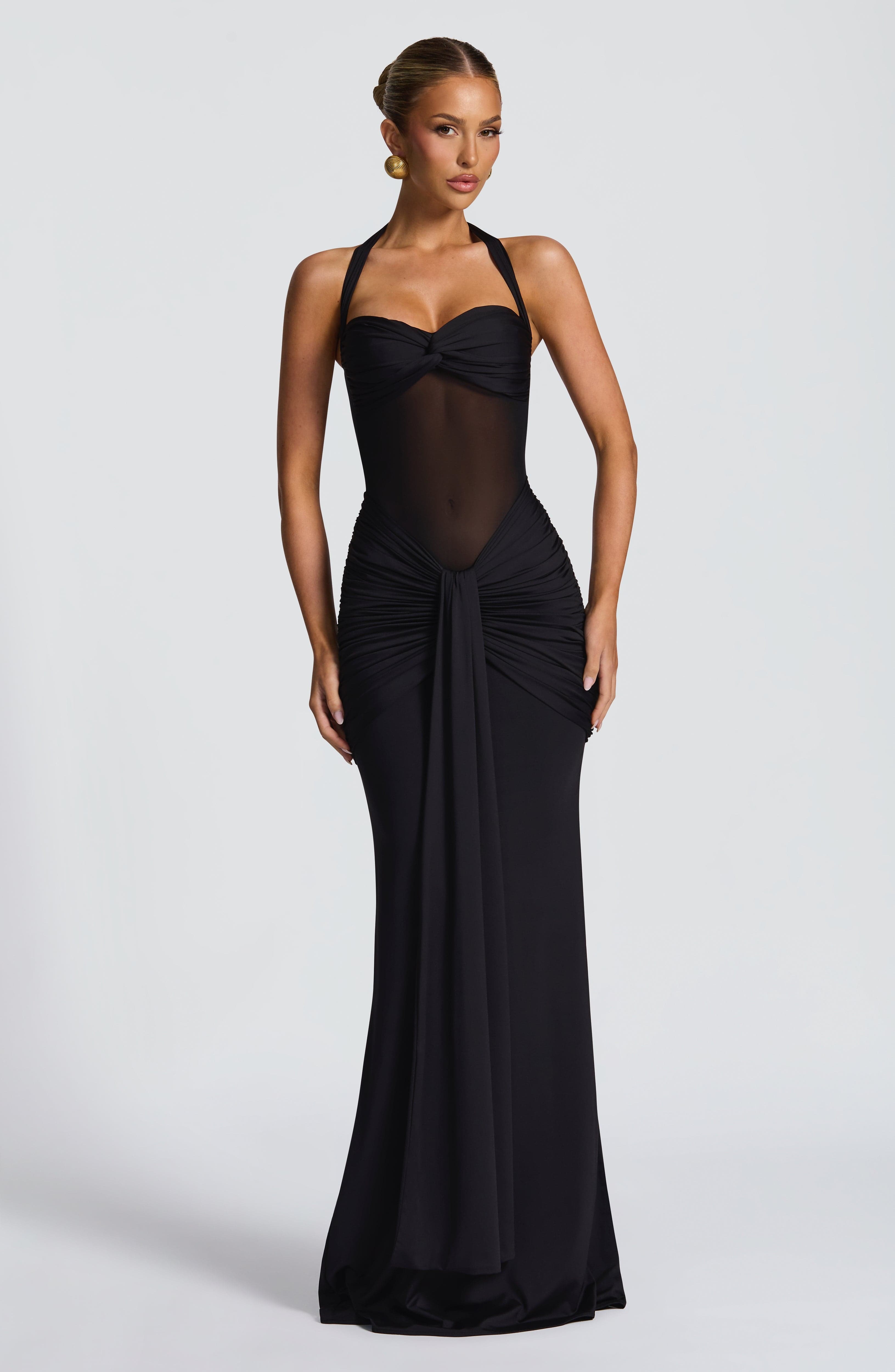 Vixen Maxi Dress - Black - Image 5