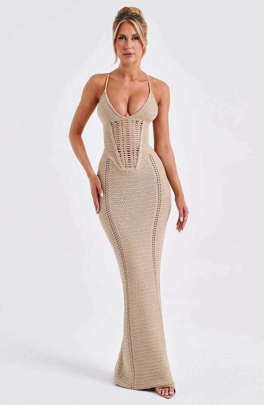 Xanthe Maxi Dress - Beige - Image 16