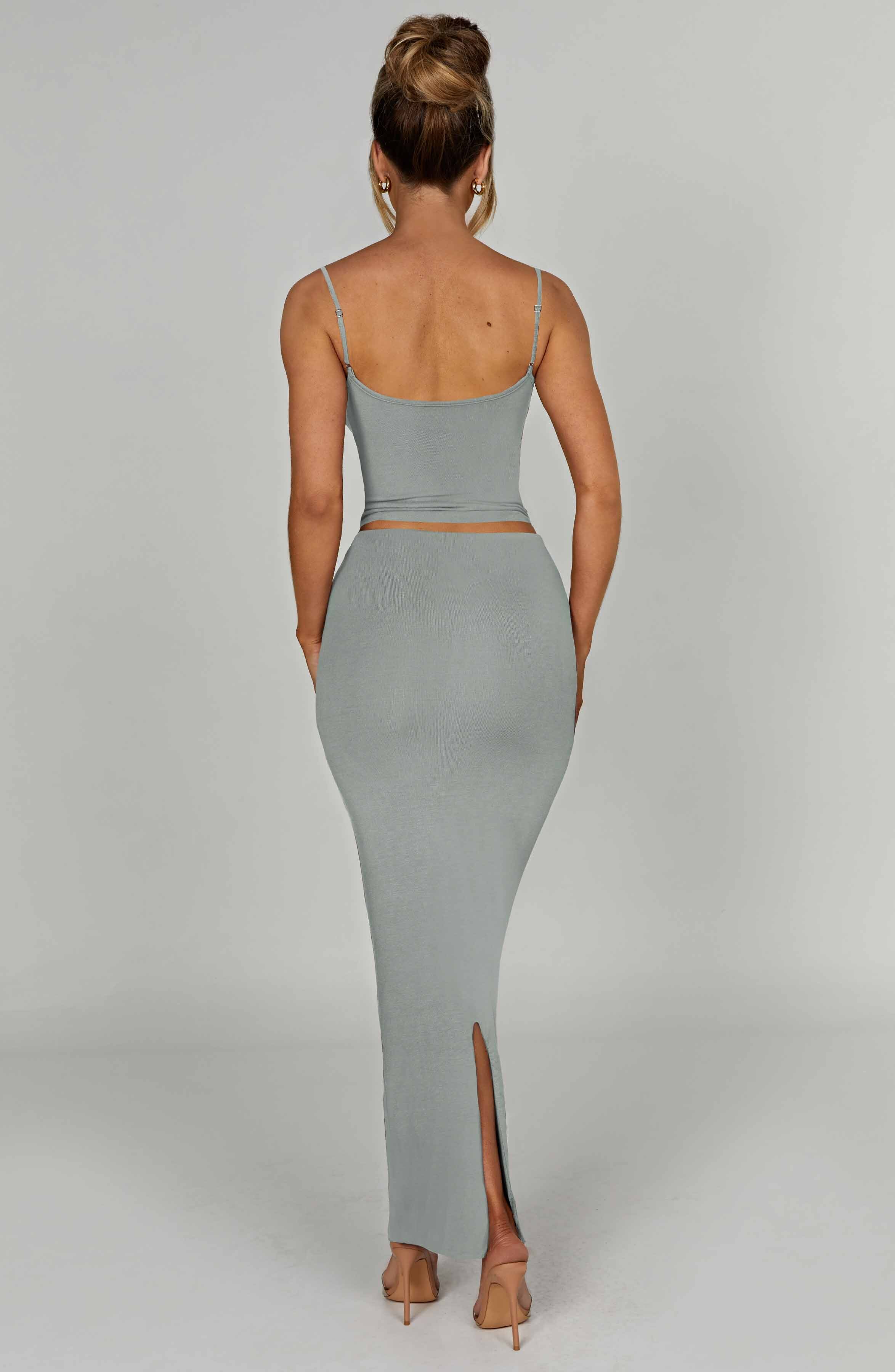 Yazmin Maxi Skirt - Steel - Image 2